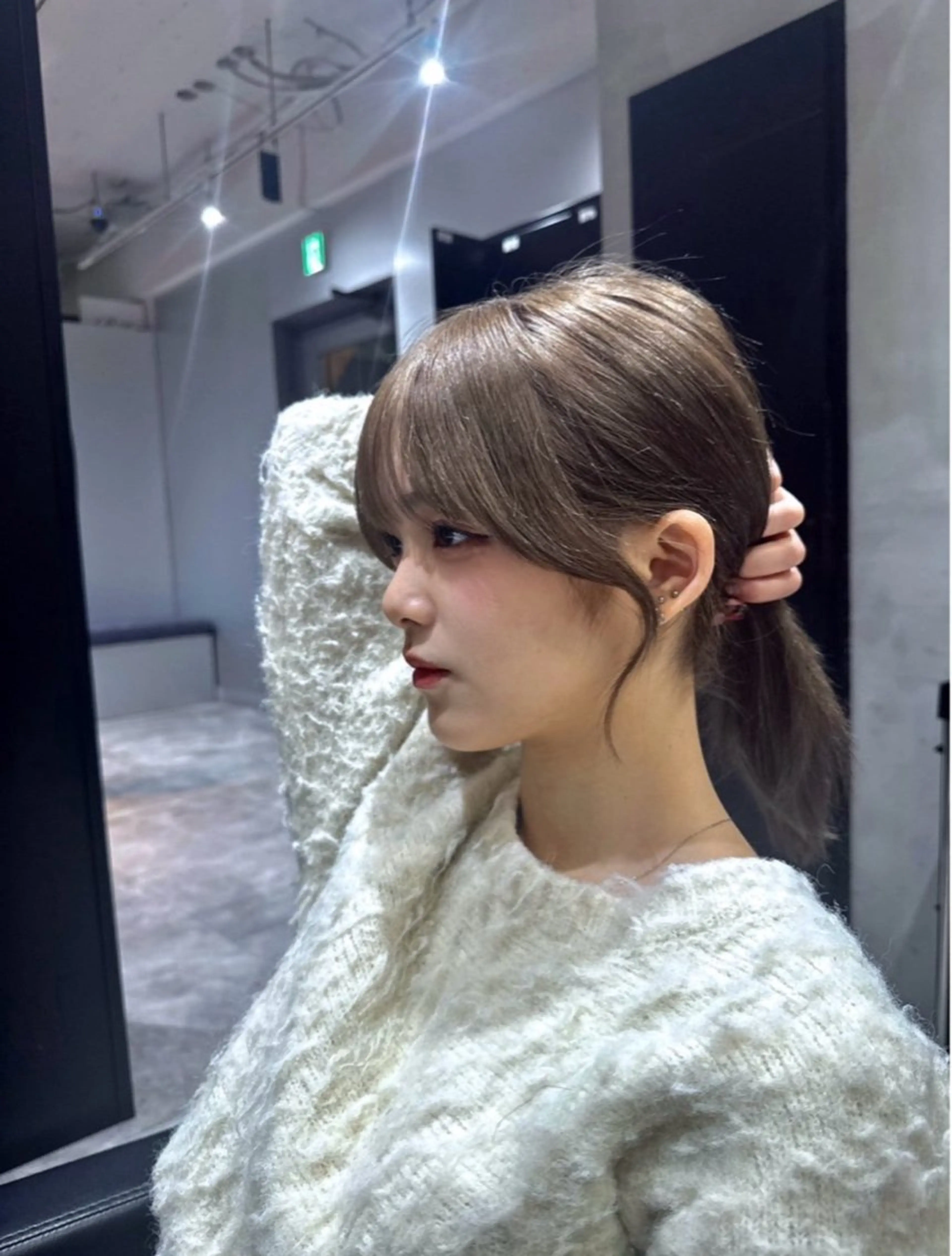 ミディアム カット ヘアカラー トリートメント 髪質改善 /絹髪🫧ゆたかのヘアスタイル