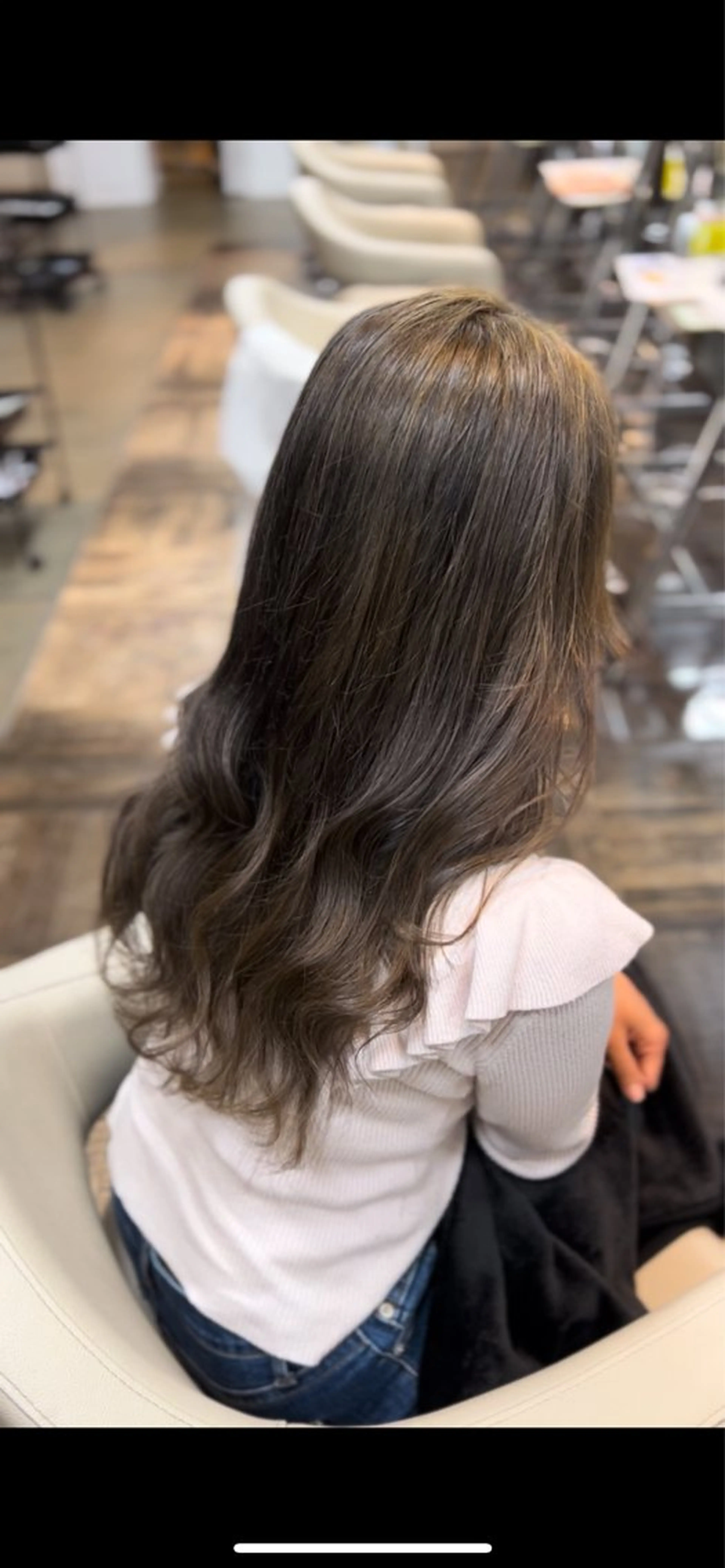 ロング ヘアカラー 阿倍野/髪質改善 /縮毛矯正/坪田幸広のヘアスタイル