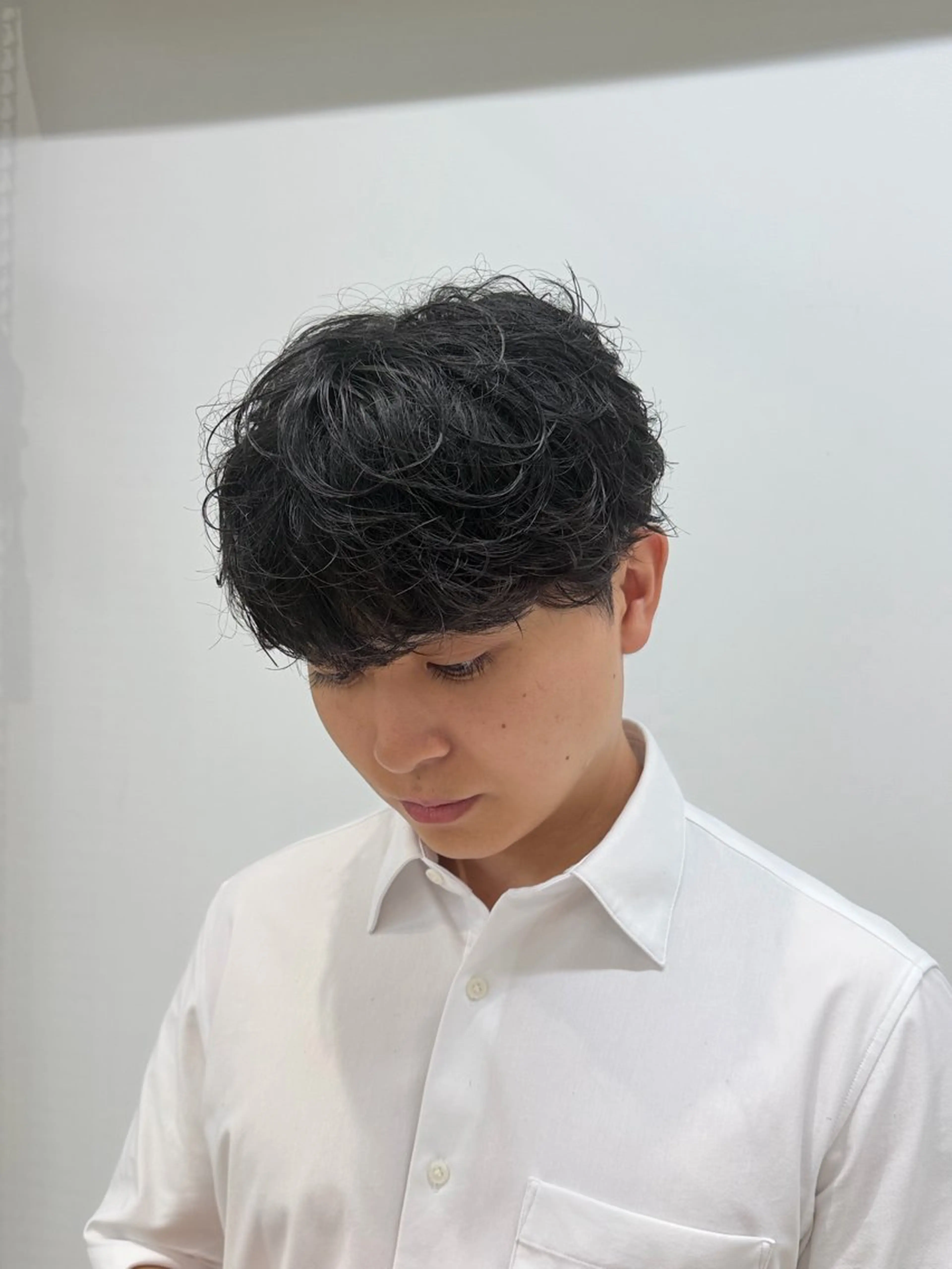 ショート パーマ カット パーマ fifth 菅崎愛斗のヘアスタイル