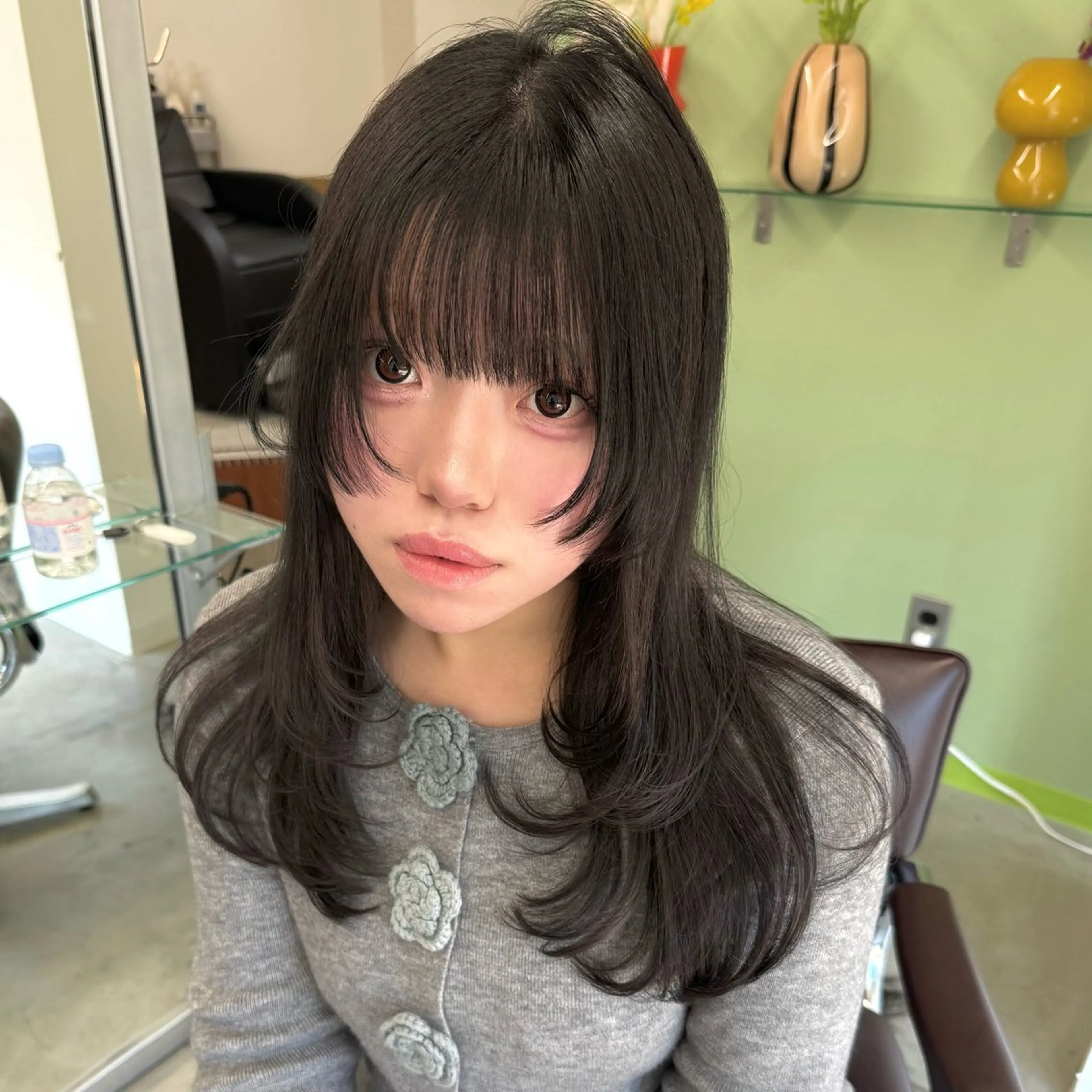 ロング カラー カット ヘアカラー トリートメント エクステモデル募集 💗大阪梅田/川上のヘアスタイル