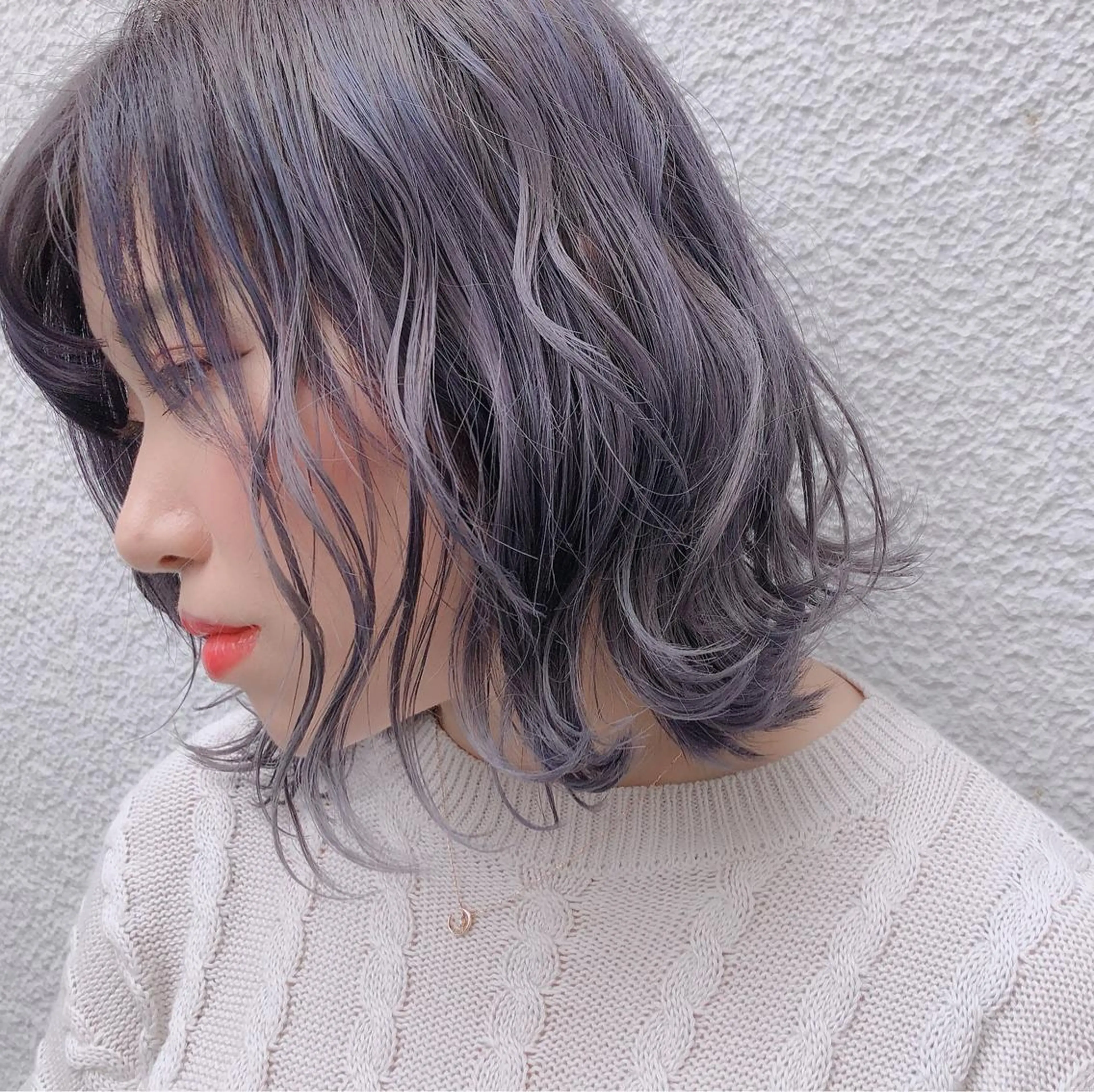 ミディアム カラー 髙井 麻帆のヘアスタイル