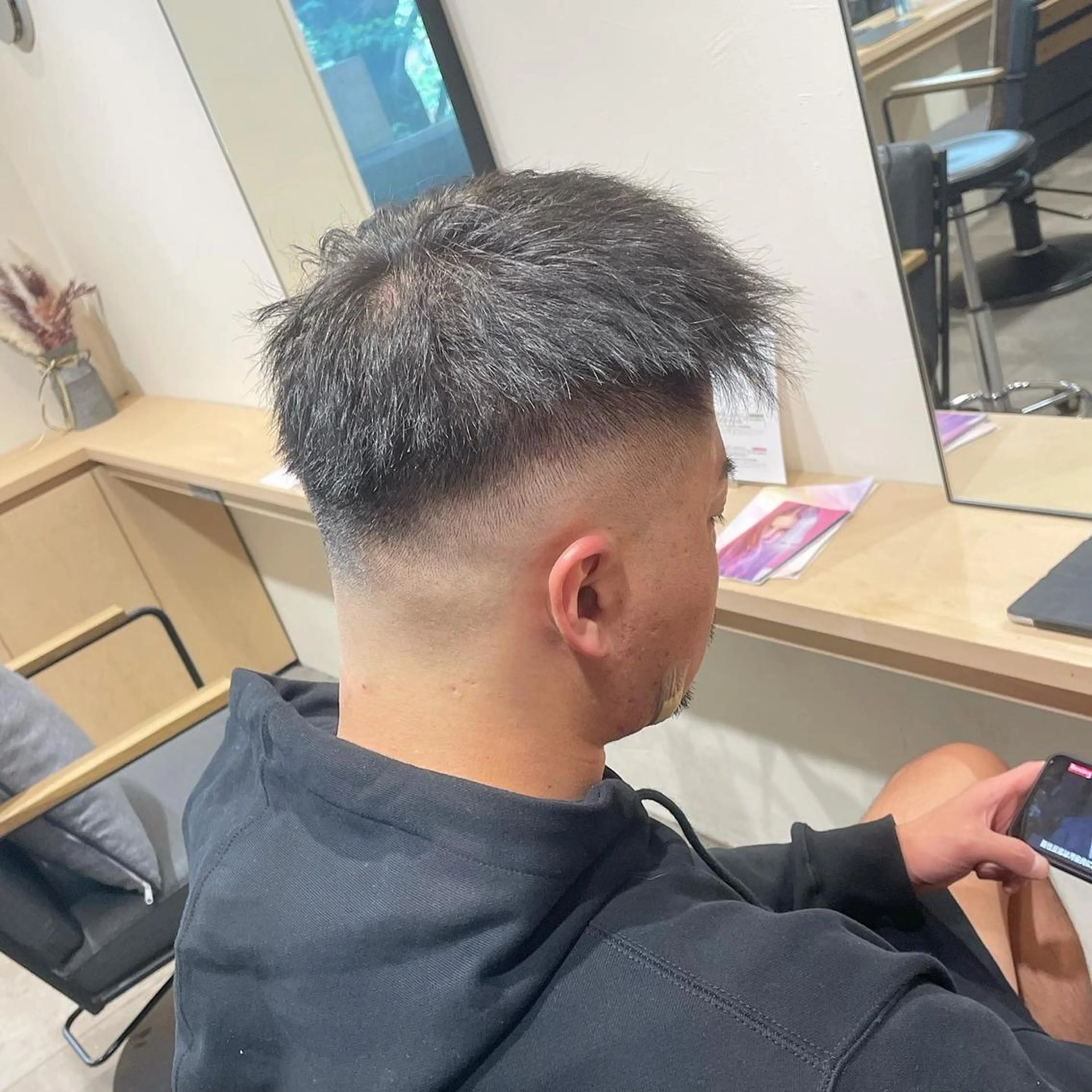 メンズ フェードカット スキンフェード カット Le'a所属・渋谷/フェード/ 國分 翔のヘアスタイル