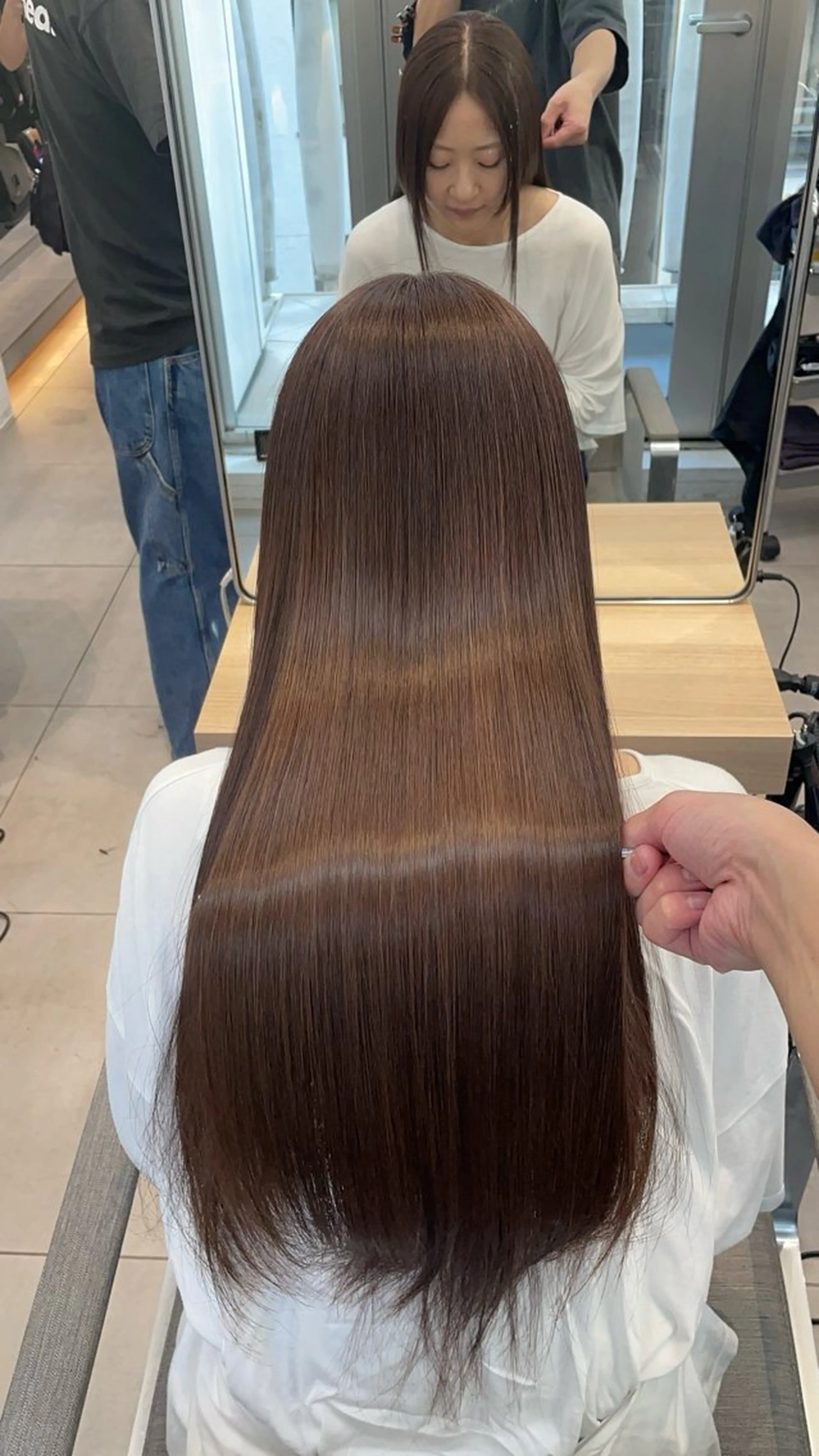 ロング カラー 髪質改善 ✨髪質改善✨美髪 矯正🫧小泉のヘアスタイル