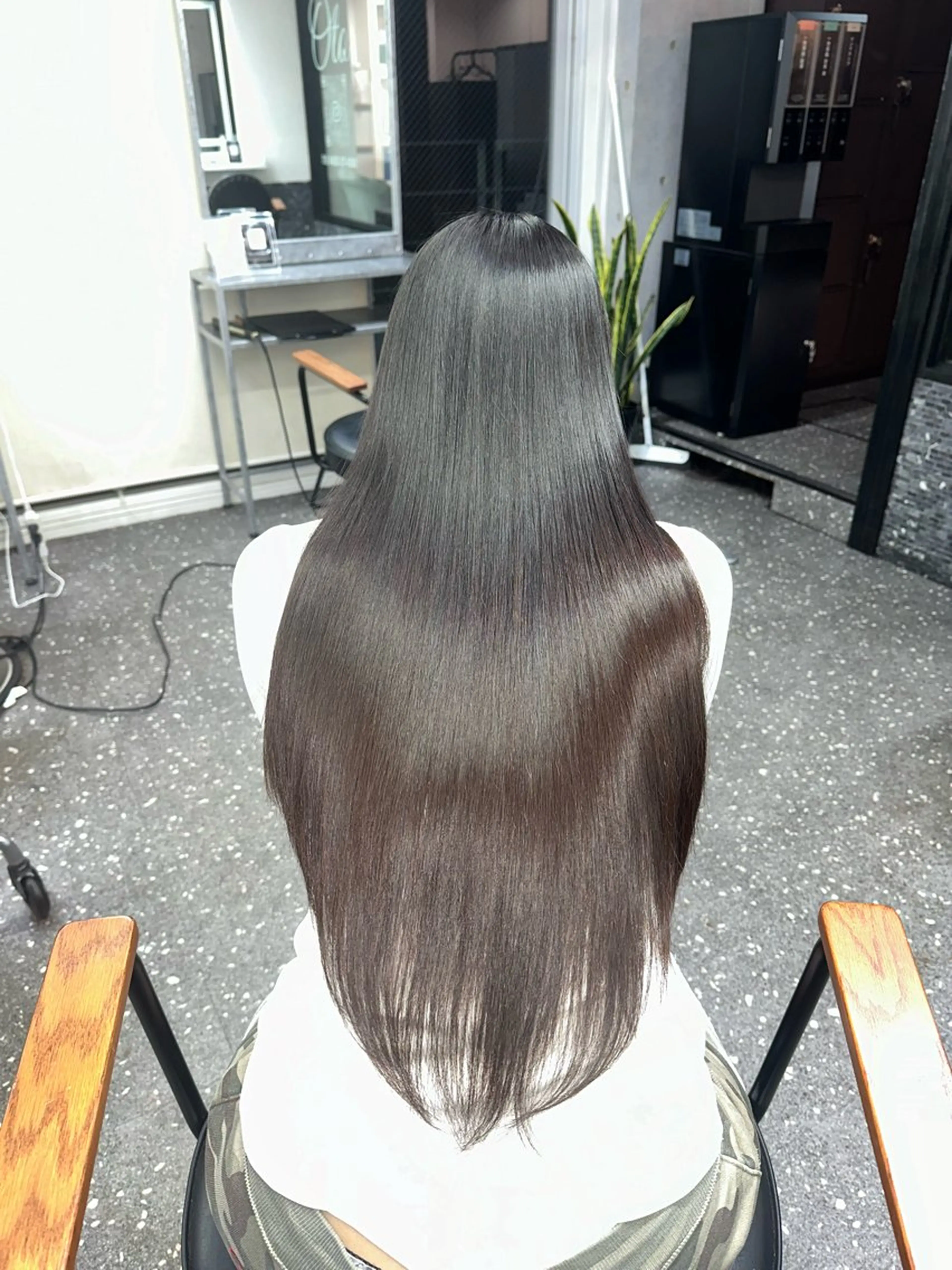 ロング パーマ 髪質改善⭐️縮毛矯正 中野⭐️Rinaのヘアスタイル