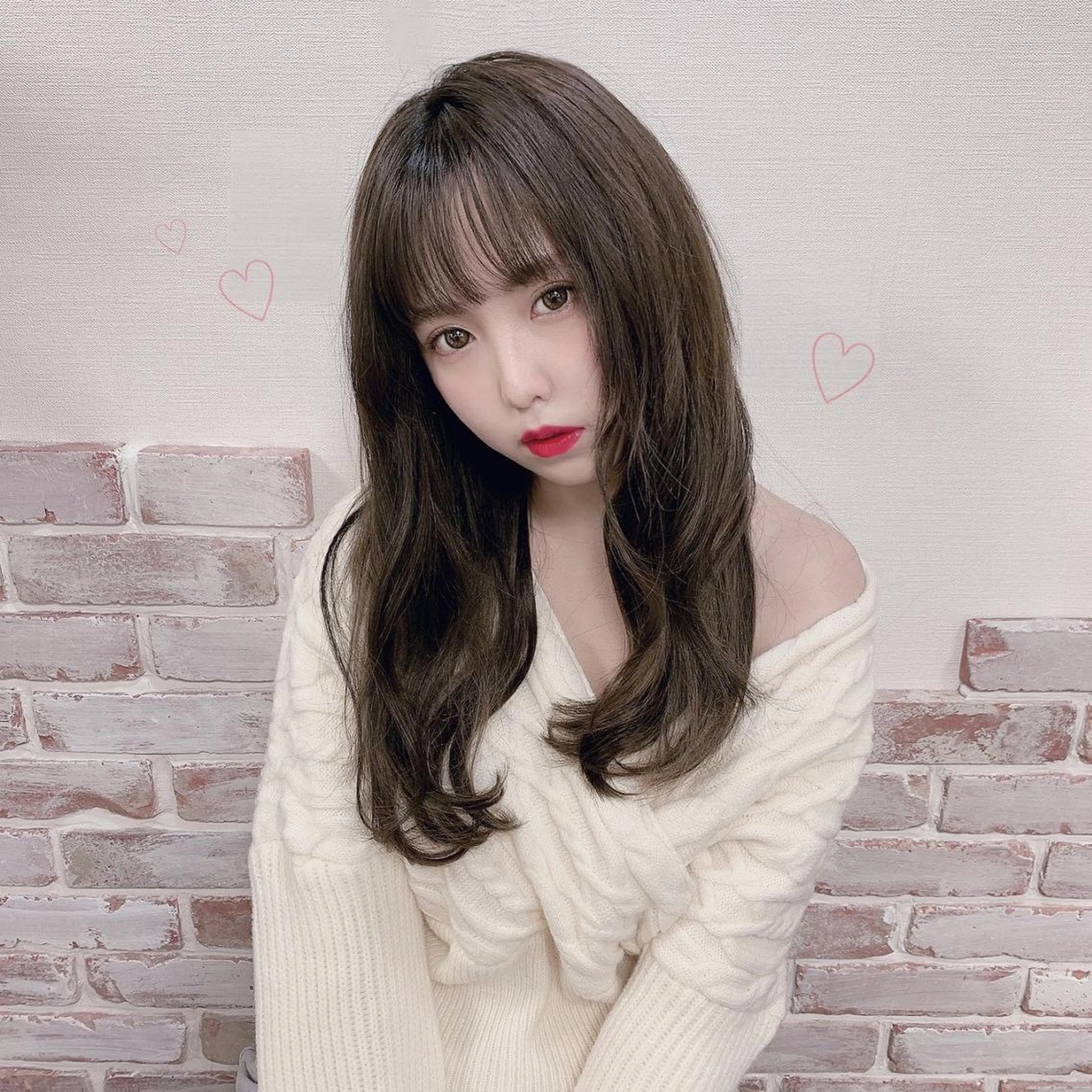 【イベント前に】✨☆プルエクステ付いたまま全体カラー☆ダイヤモンド毛質のみの写真