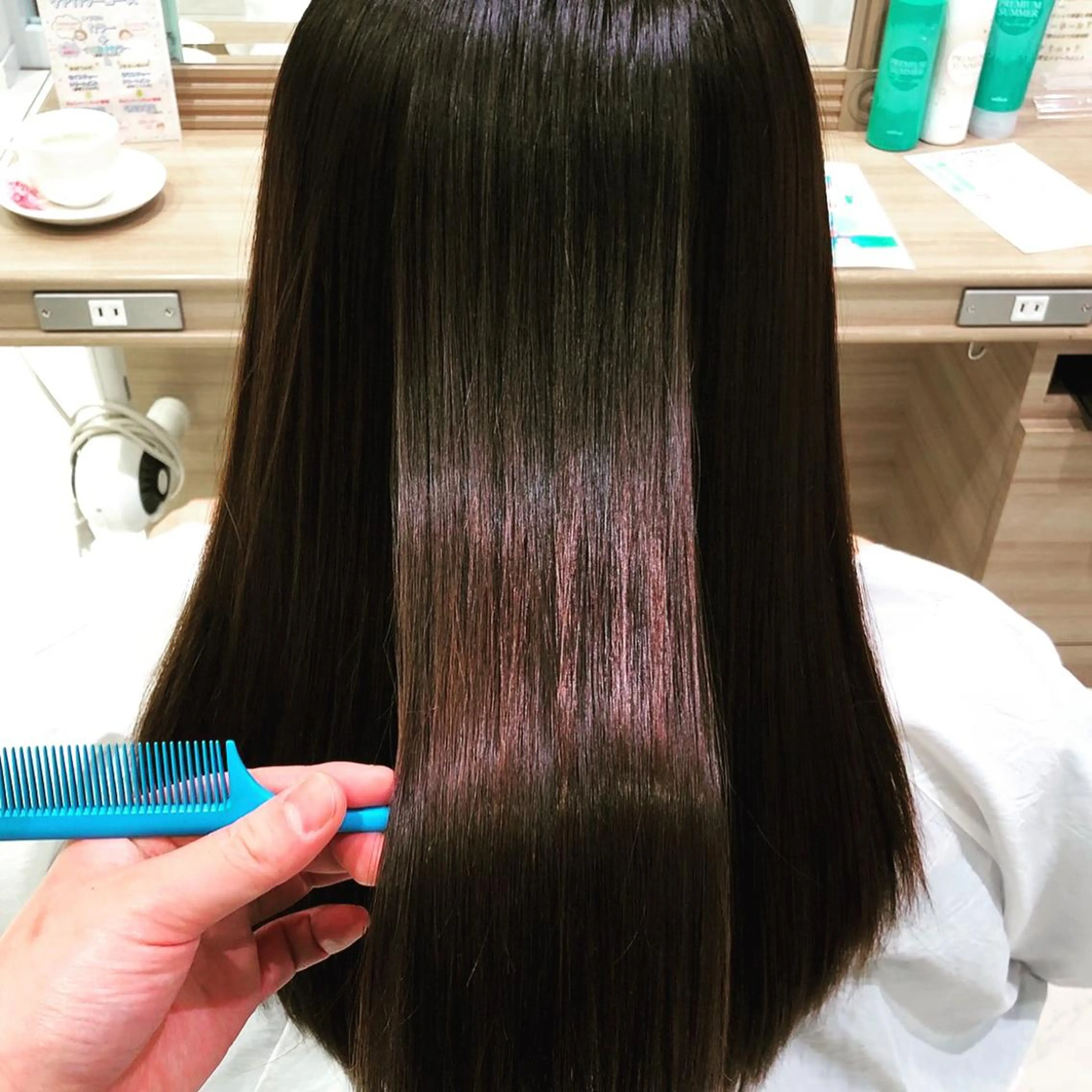 ロング パーマ 成田 一貴のヘアスタイル