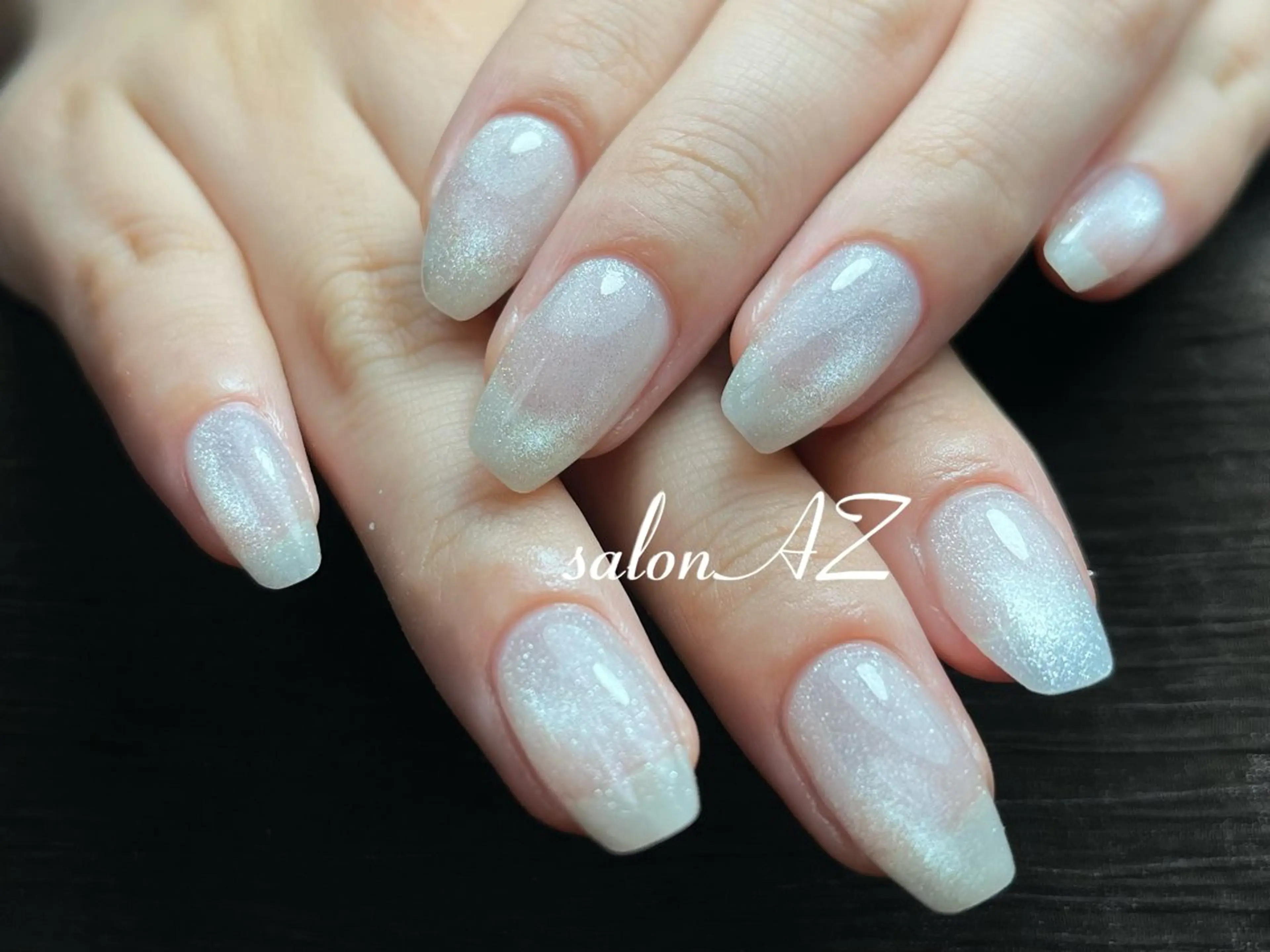 ネイル 桜ネイル 長さ出し フットネイル フレンチネイル ジェルネイル salon AZのネイルデザイン