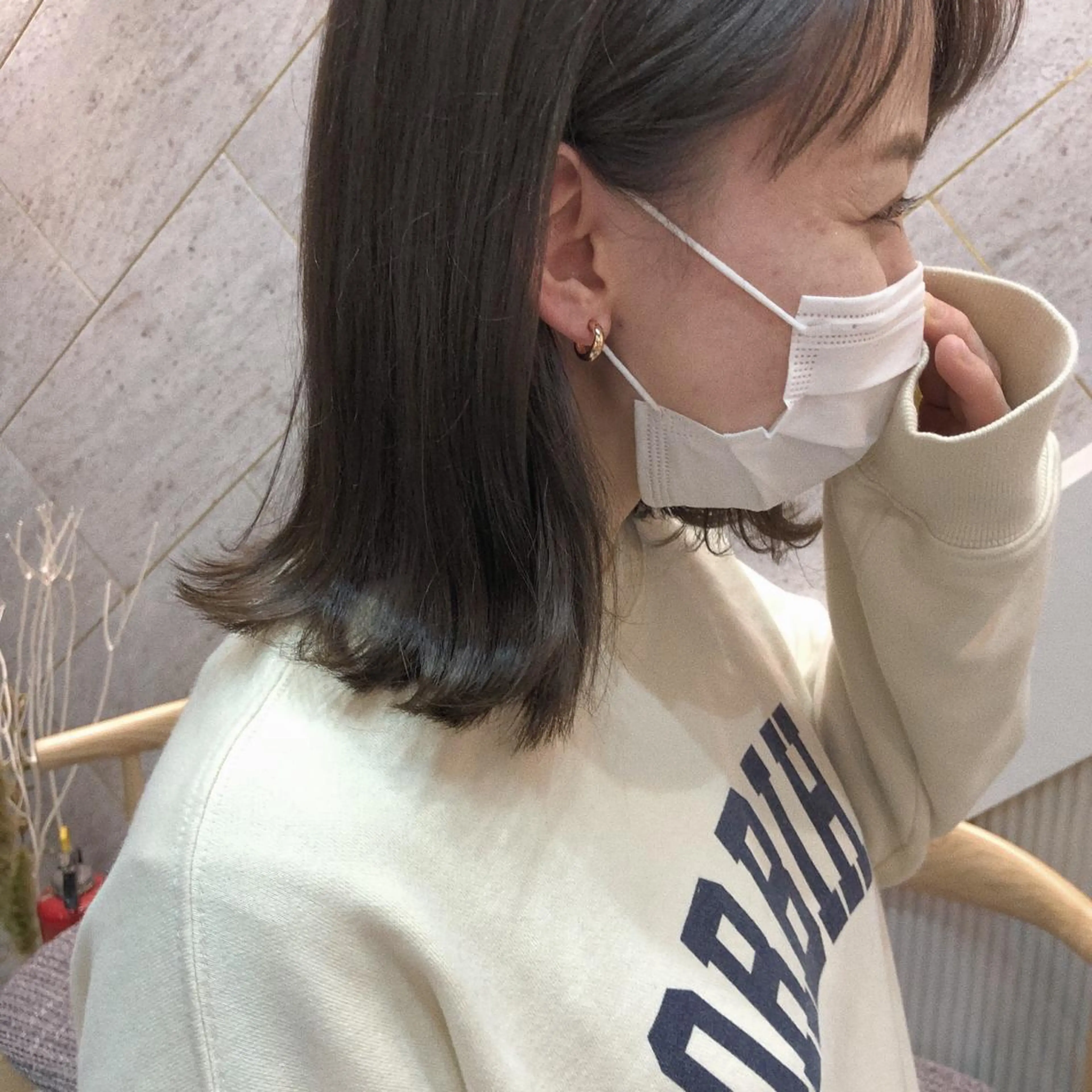 ミディアム カラー 長井 徹行のヘアスタイル