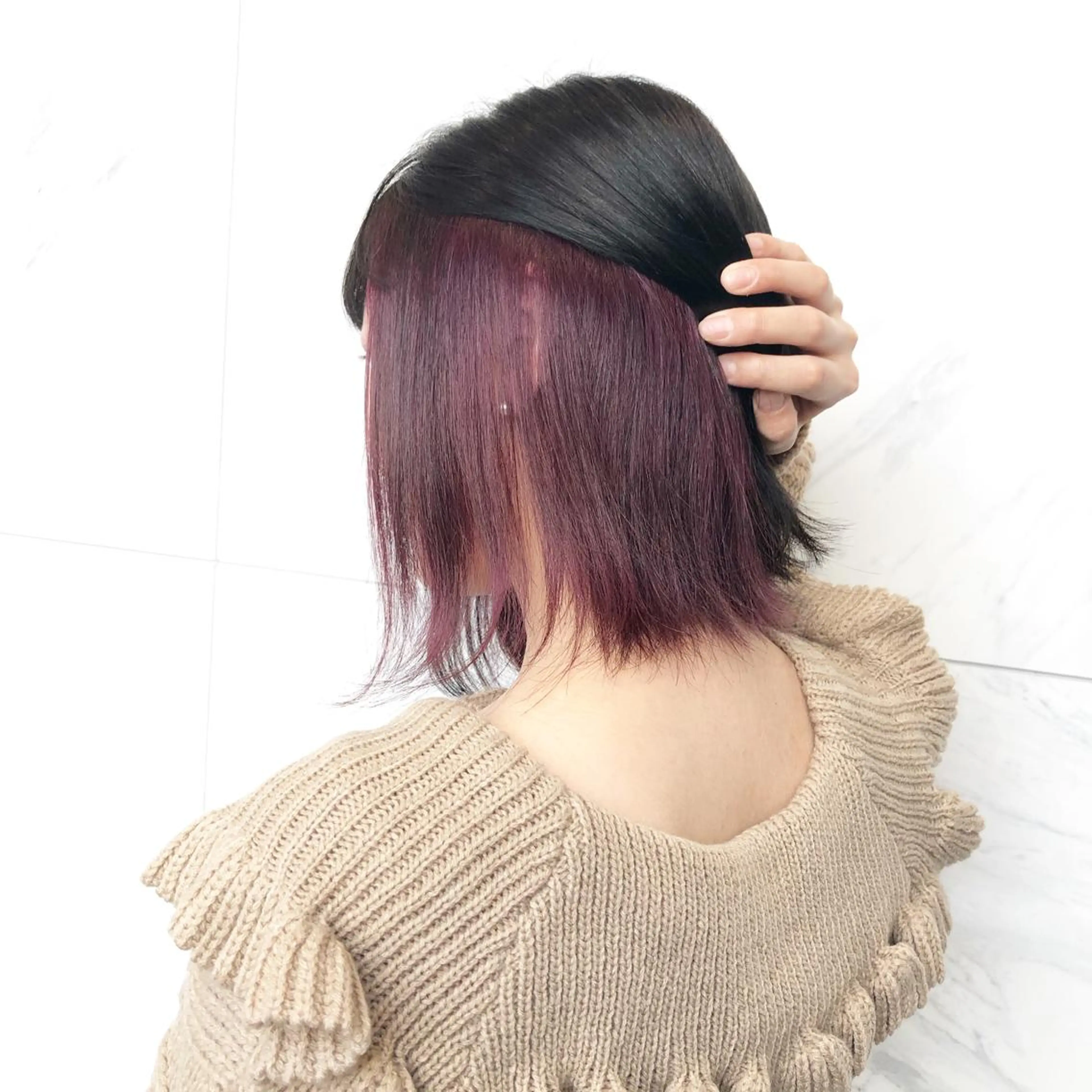 ショート カラー ヘアアレンジ yoshino yukoのマツエク・マツパデザイン