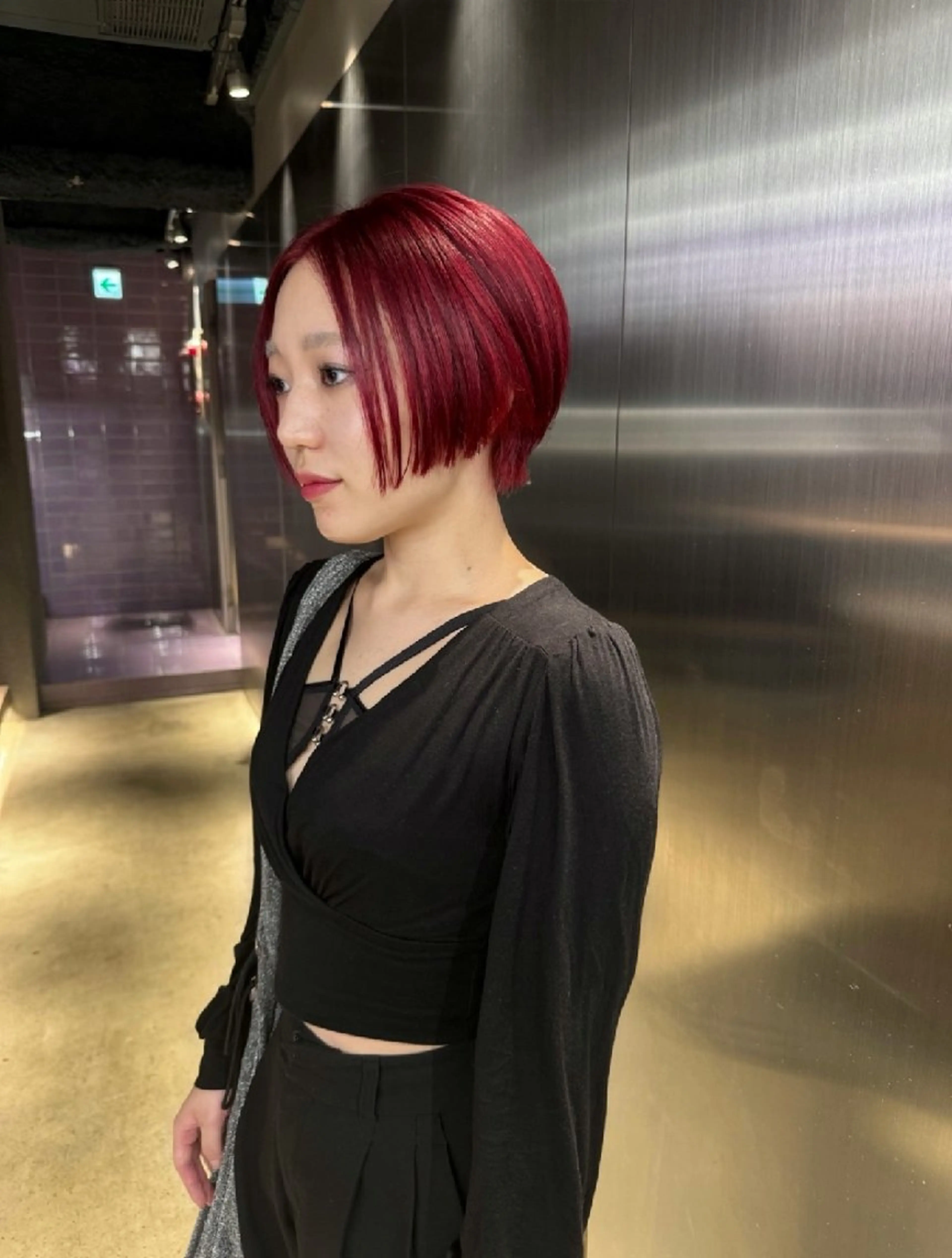 ショート カラー ショートヘア PELE/栄/ カット/ソアのヘアスタイル