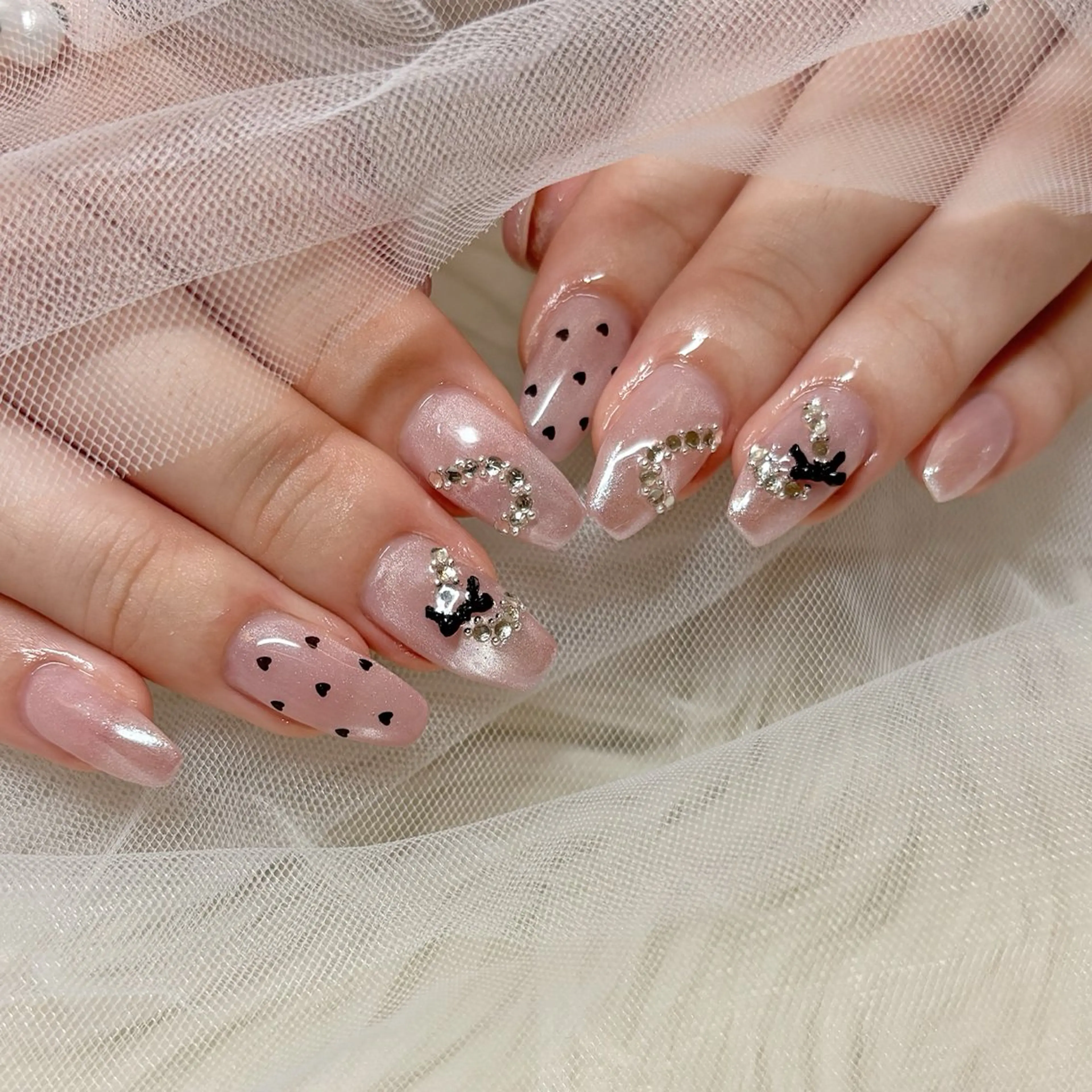 おまかせデザインネイル（オフなし）の写真