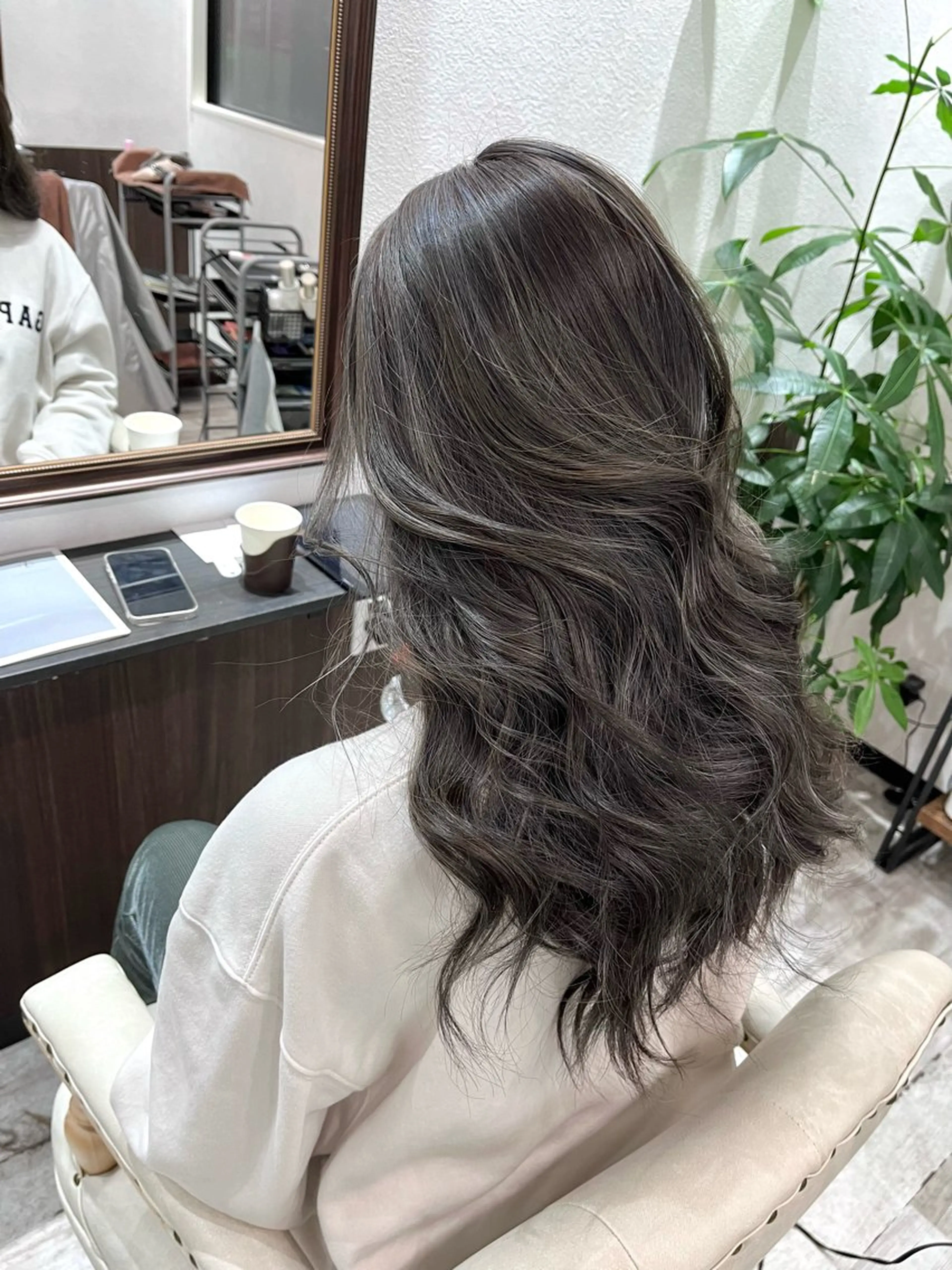 ロング カラー ヘアアレンジ Belle hair Design青野大貴のヘアスタイル