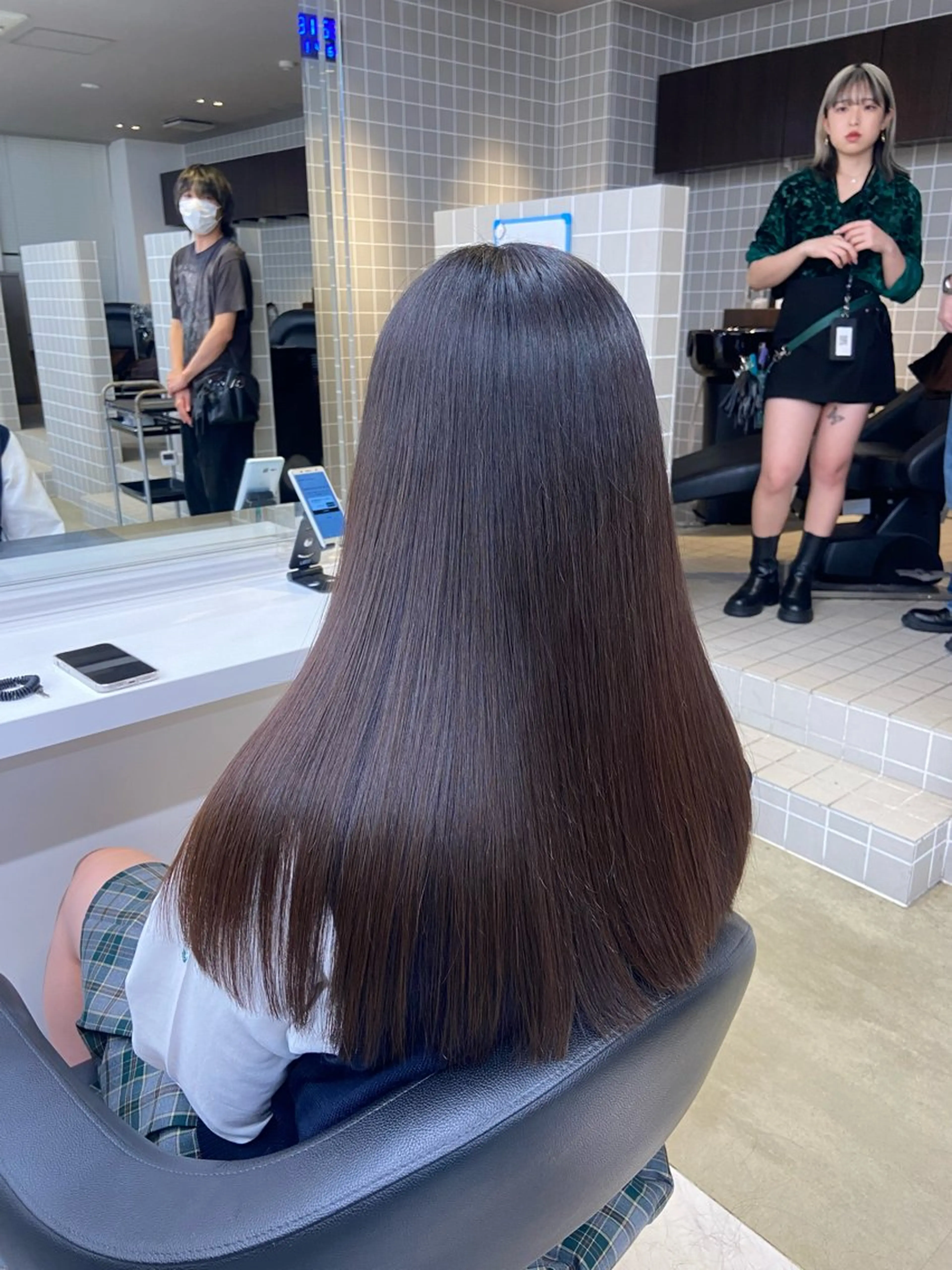 ロング カラー ヘアアレンジ Over hair_ misakiのヘアスタイル