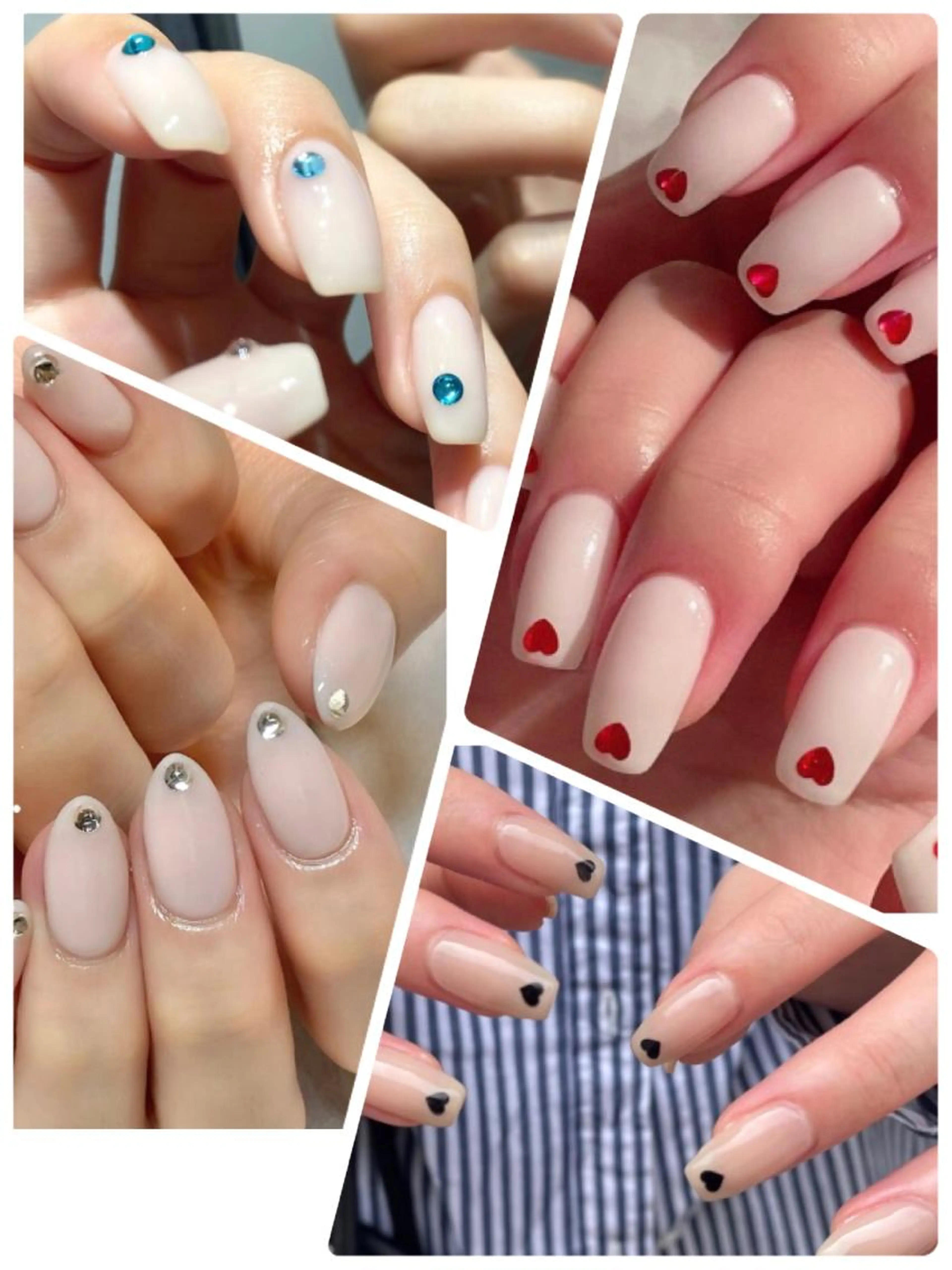 😍ワンカラー ハートorストーンのせ😍の写真