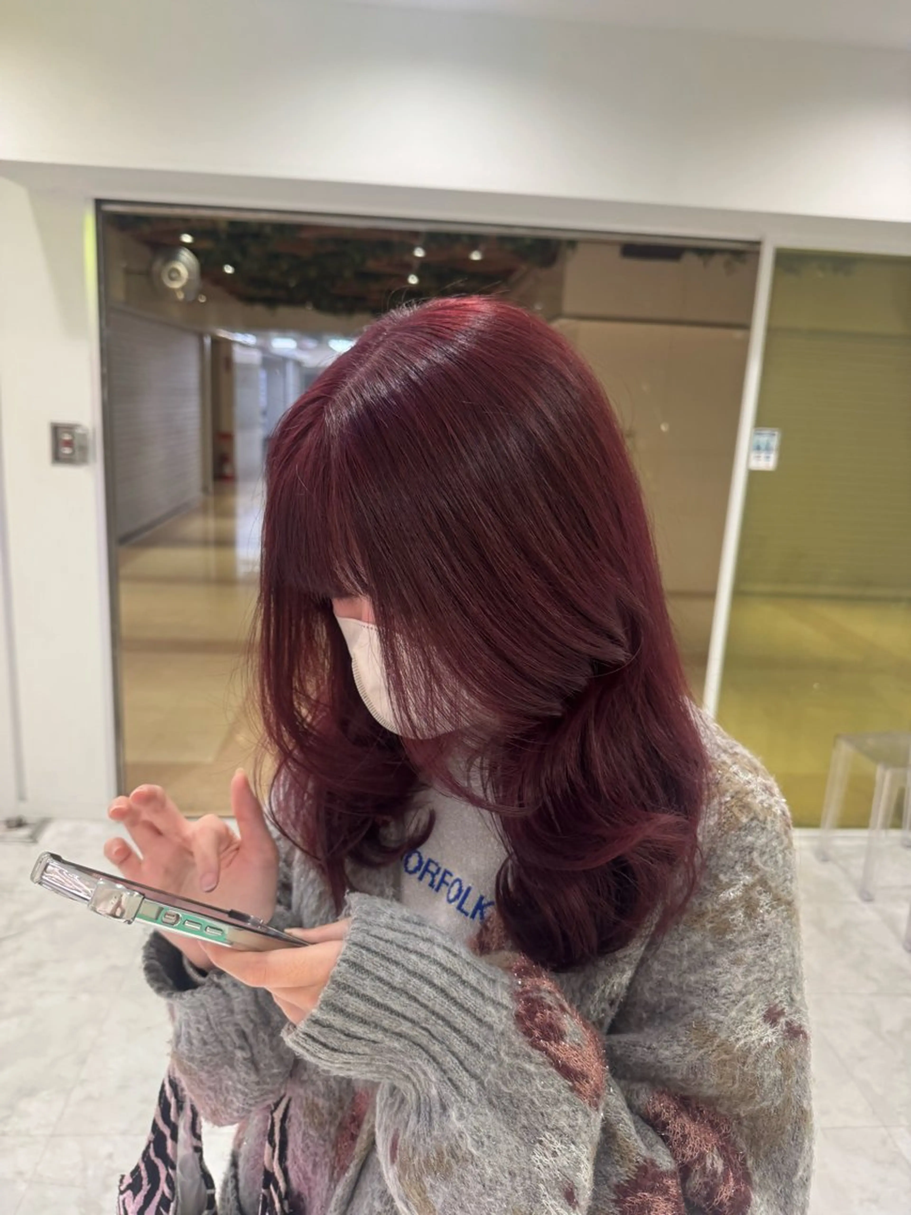 ロング カラー ヘアカラー ダメージレスハイ トーン💖kanonのヘアスタイル