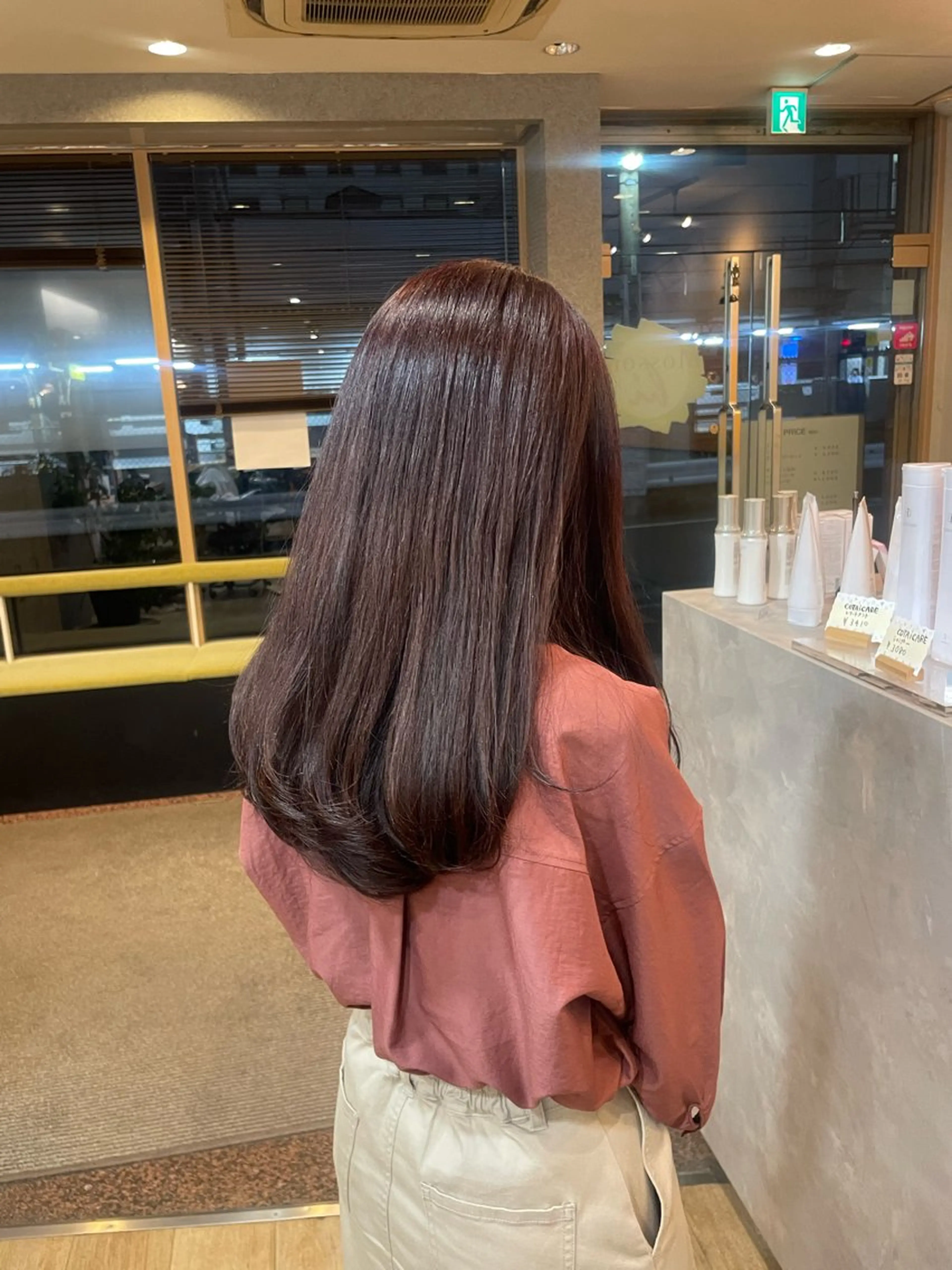 ロング カラー ブラウンカラー ピンクカラー パープルカラー 髪質改善/Bloss om🌷高橋沙衣のヘアスタイル