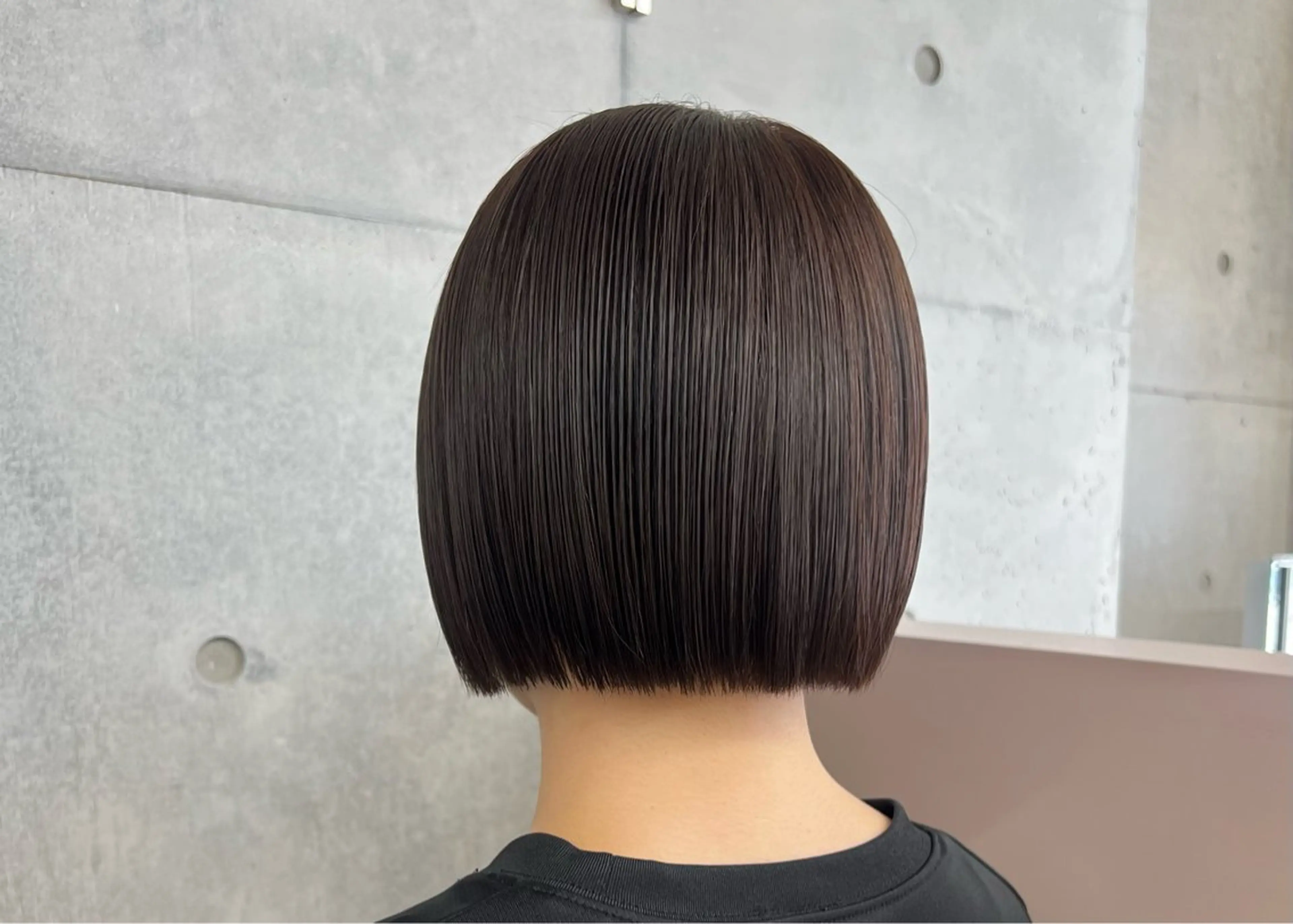 ミディアム ボブ カコ/レイヤーカット ヘアアレンジのヘアスタイル