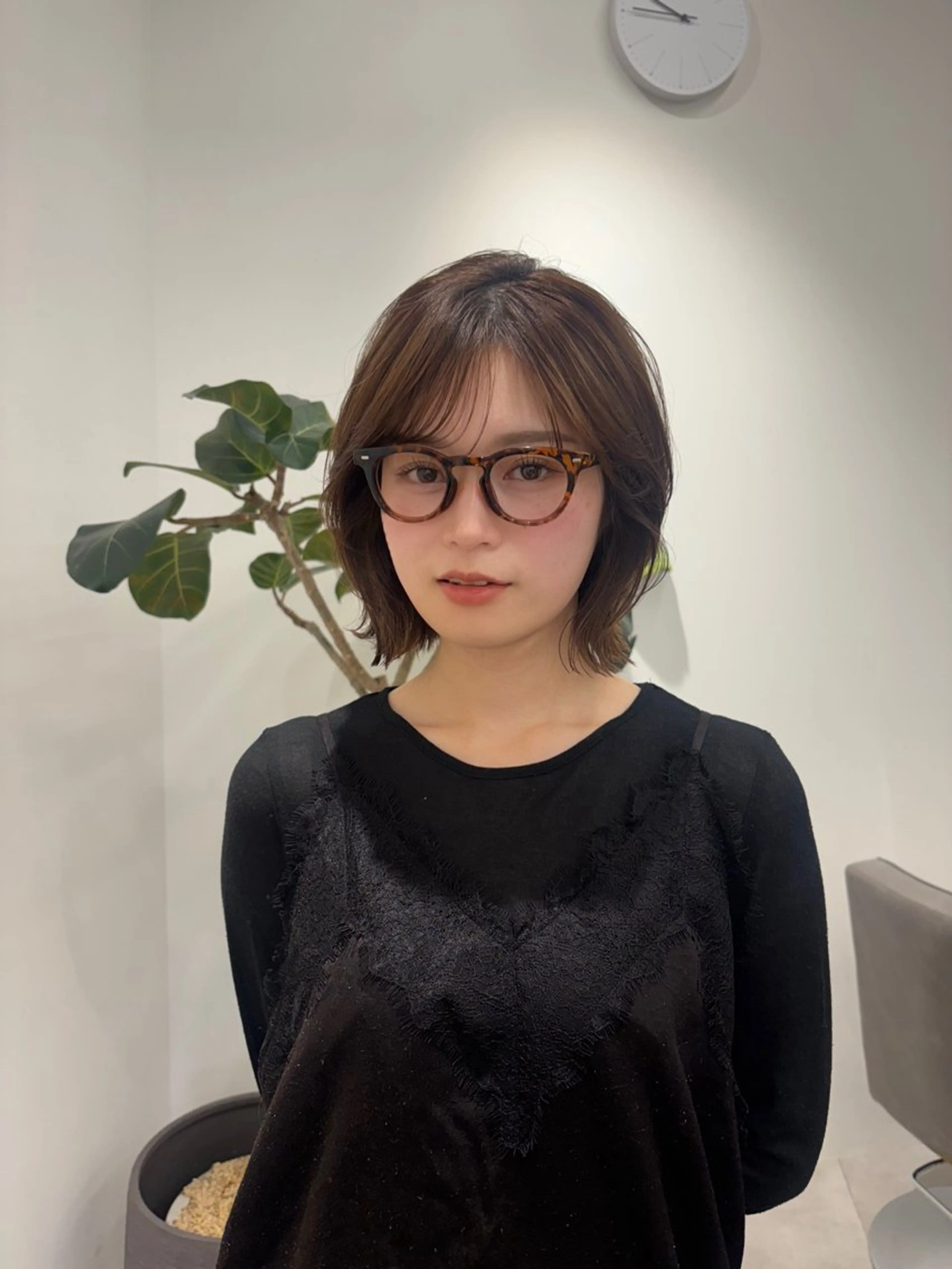 ショート ヘアカラー トリートメント 艶髪໒꒱／透明感 カラー🍀_そら🪽のヘアスタイル