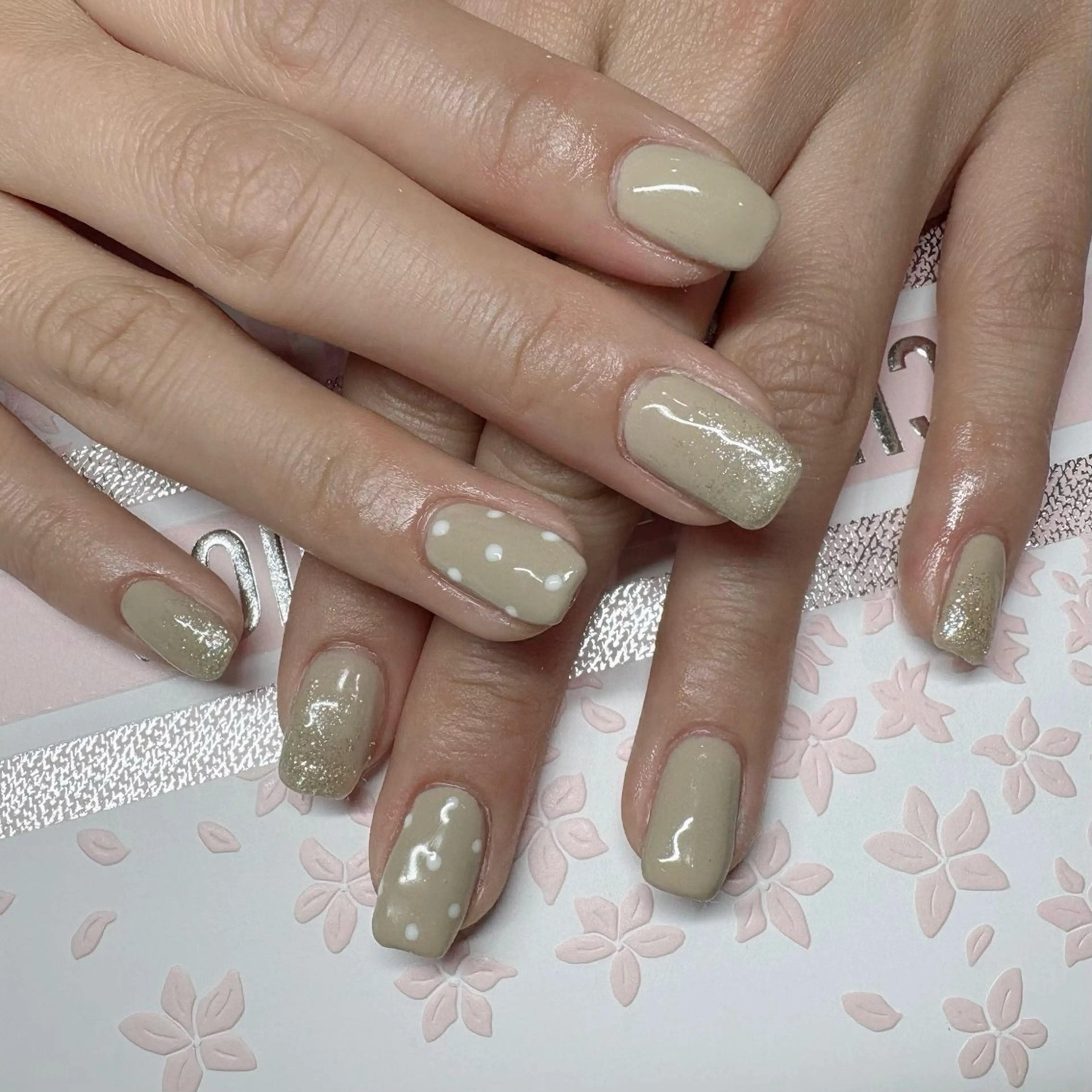 ネイル 韓国/ヌーディー系 ネイル自由が丘のネイルデザイン