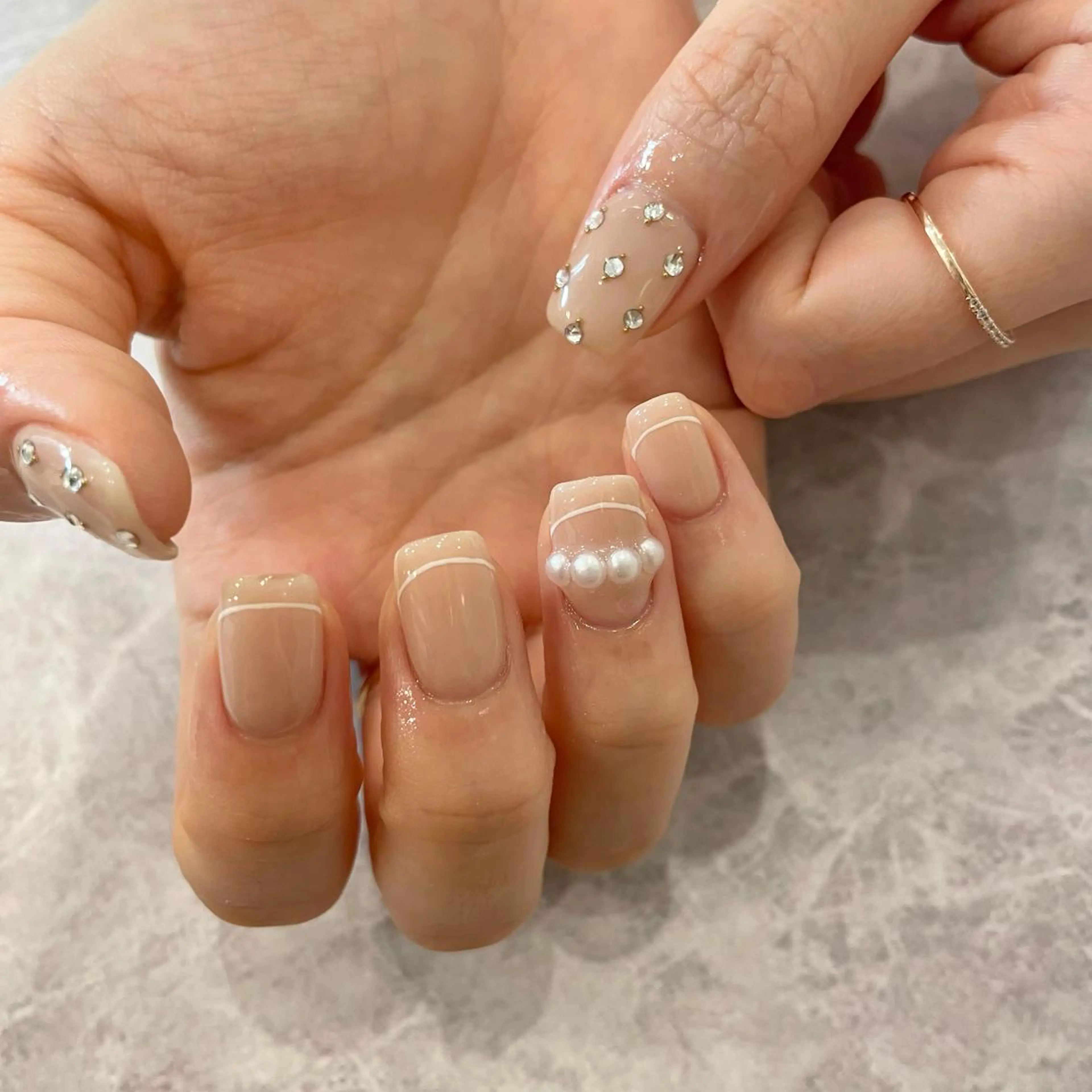 ネイル ハンドネイル 大山 楓花のネイルデザイン