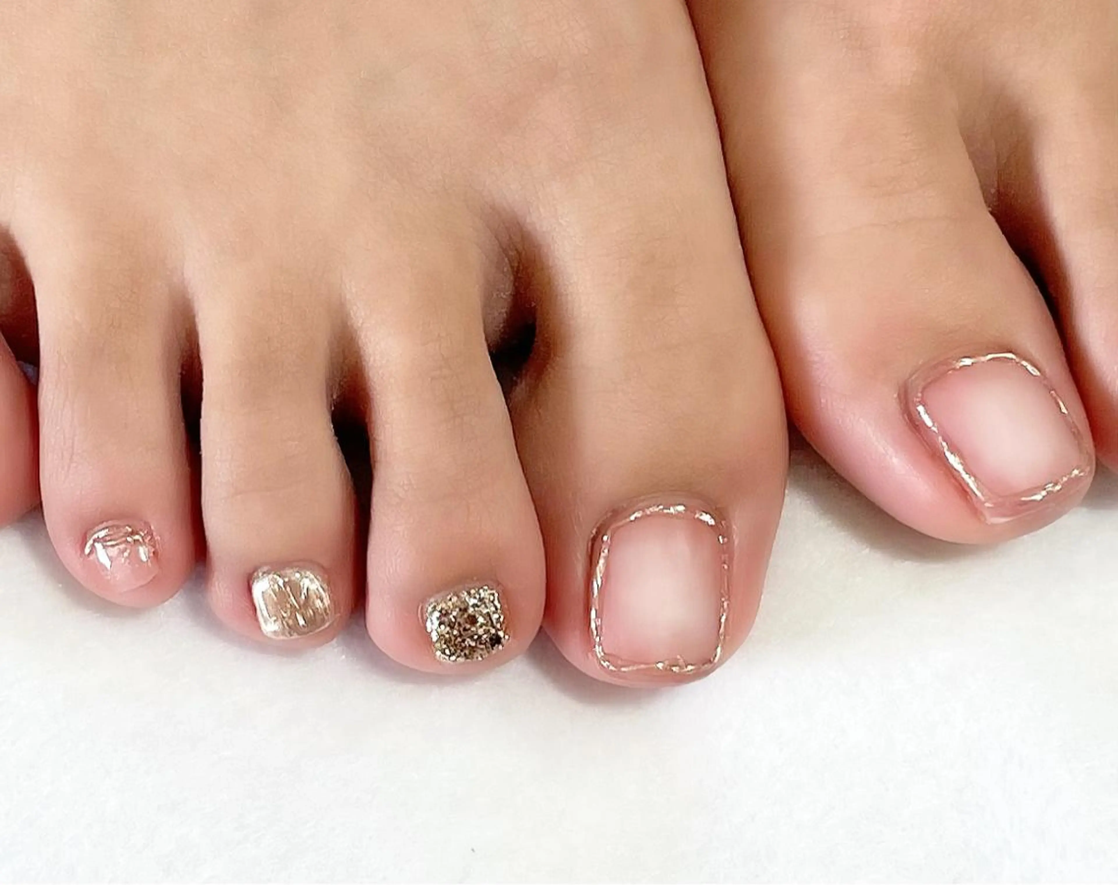 ネイル フットネイル ジェルネイル 東 千夏のネイルデザイン