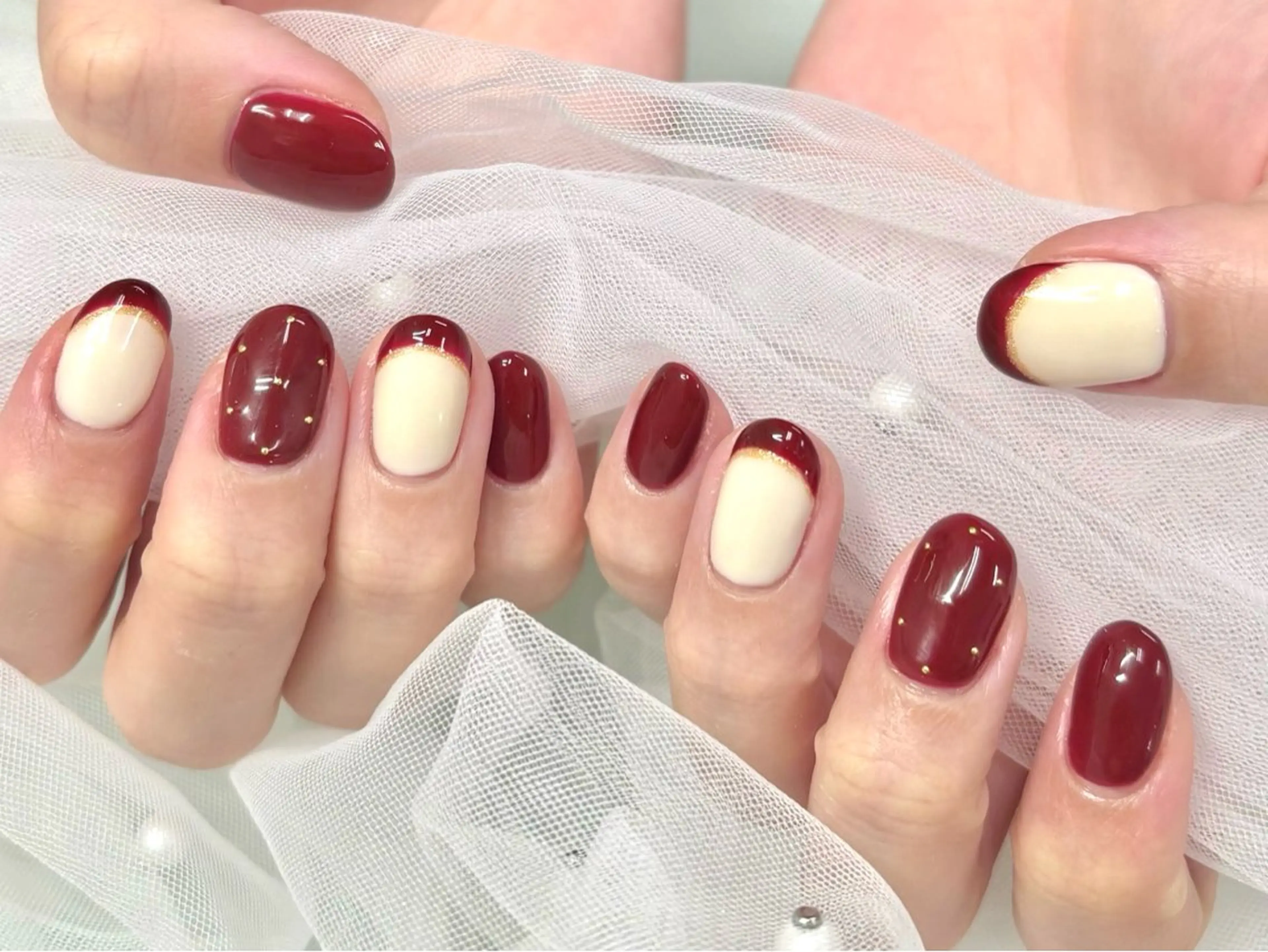 ネイル アートネイル ジェルネイル マグネットネイル 持ち込み パラジェル ハンドネイル Nail Neige🐈🌙のネイルデザイン