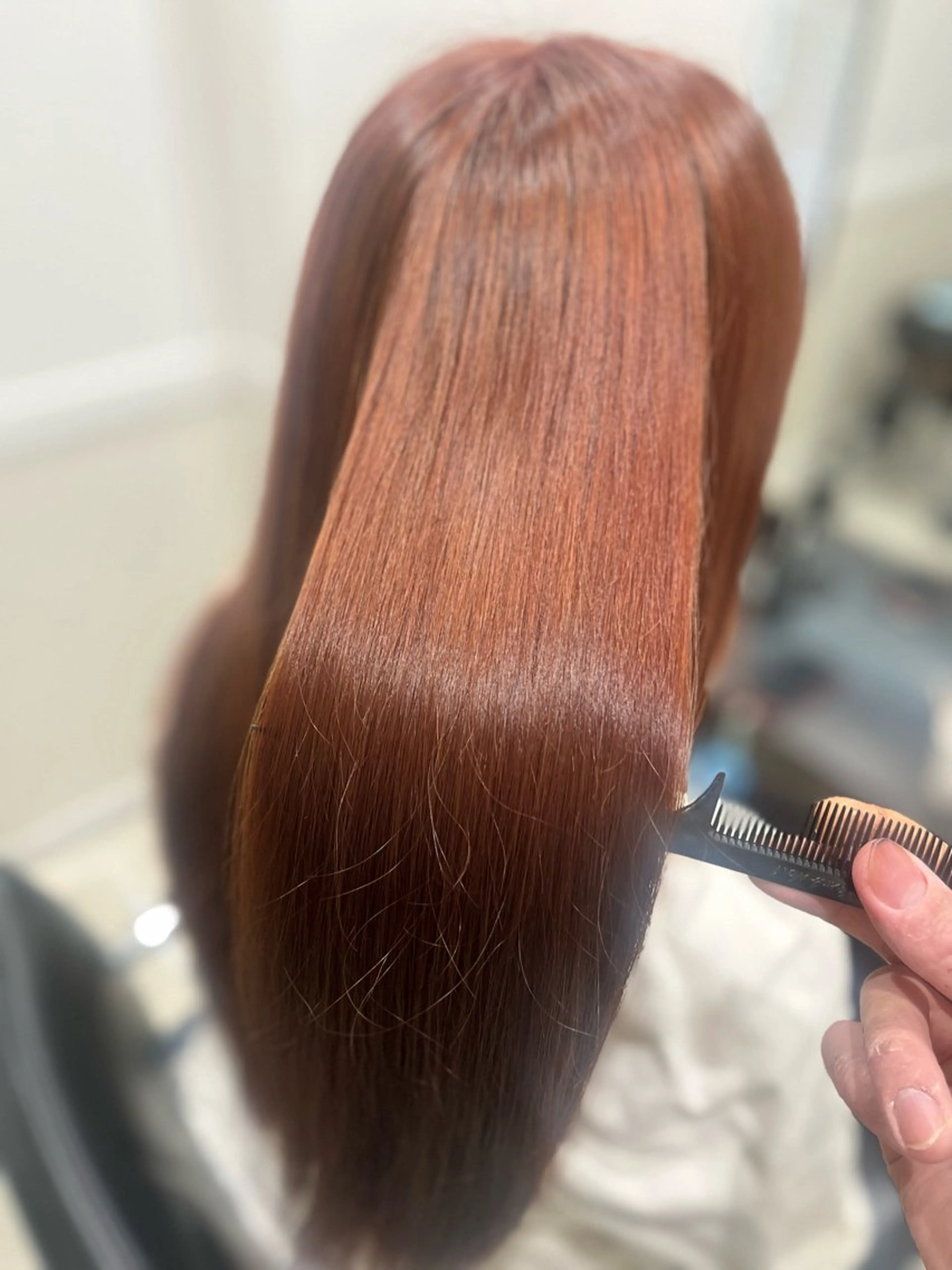 ロング カラー ブリーチ 透明感カラー ブリーチなしカラー 髪質改善 トリートメント 【ただの天才 🎨】のヘアスタイル