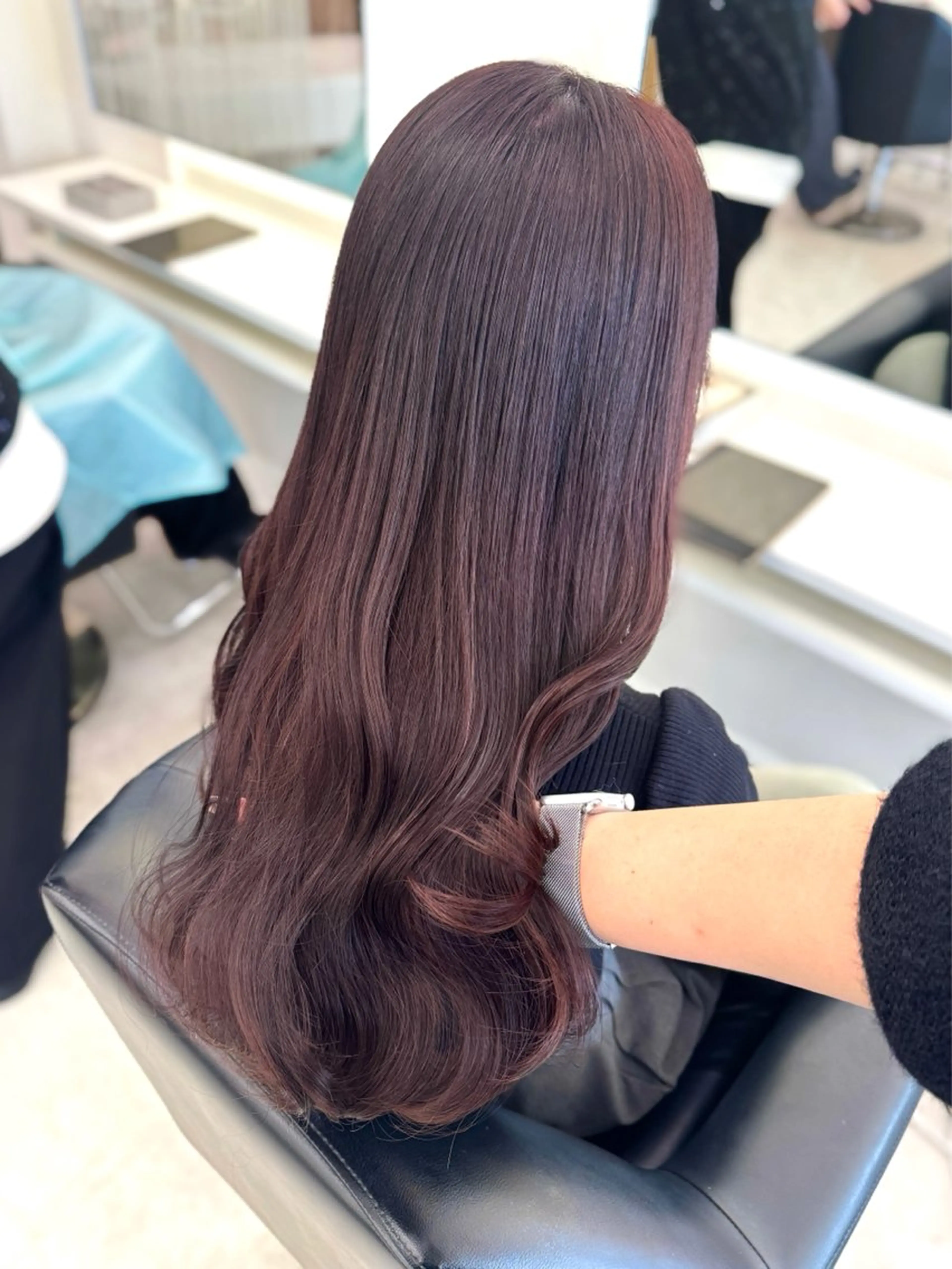 ロング カラー カット ヘアカラー ♡ParveMix NANO♡のヘアスタイル