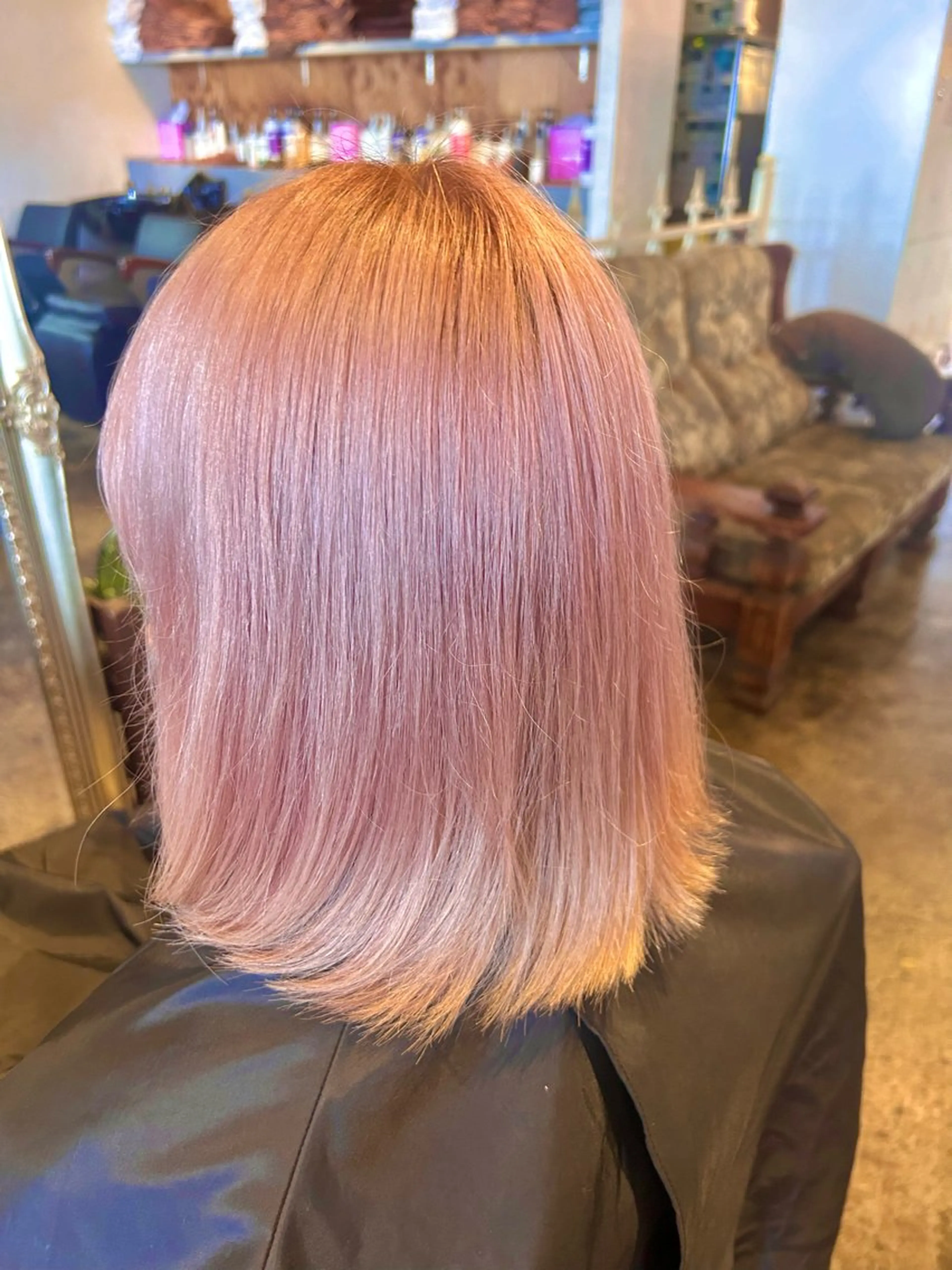 カラー ピンクカラー ヘアカラー beat立川店所属・Julia🖤 縮毛矯正🌬️🩵のヘアスタイル