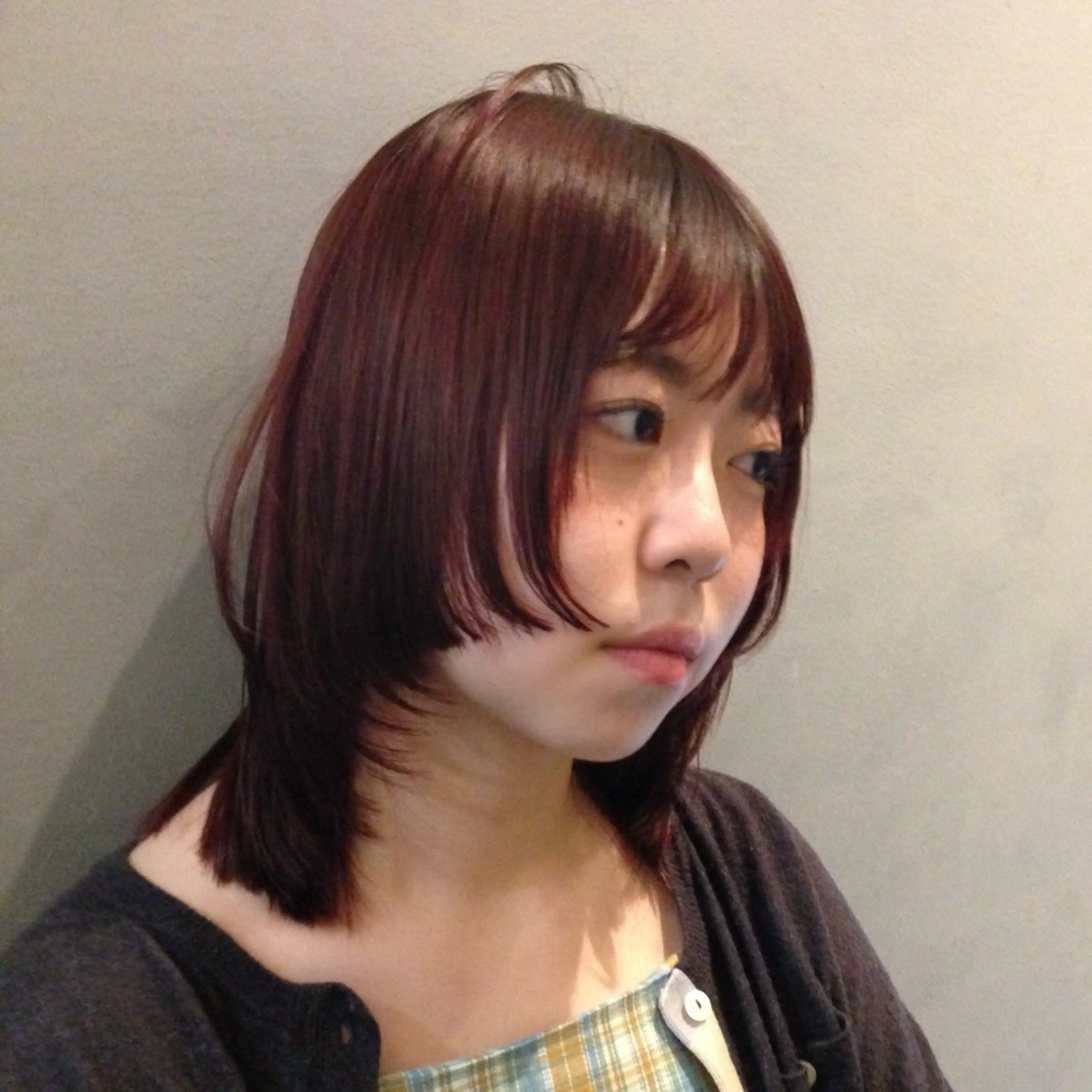 ミディアム カラー AIRI /XENA渋谷本店のヘアスタイル