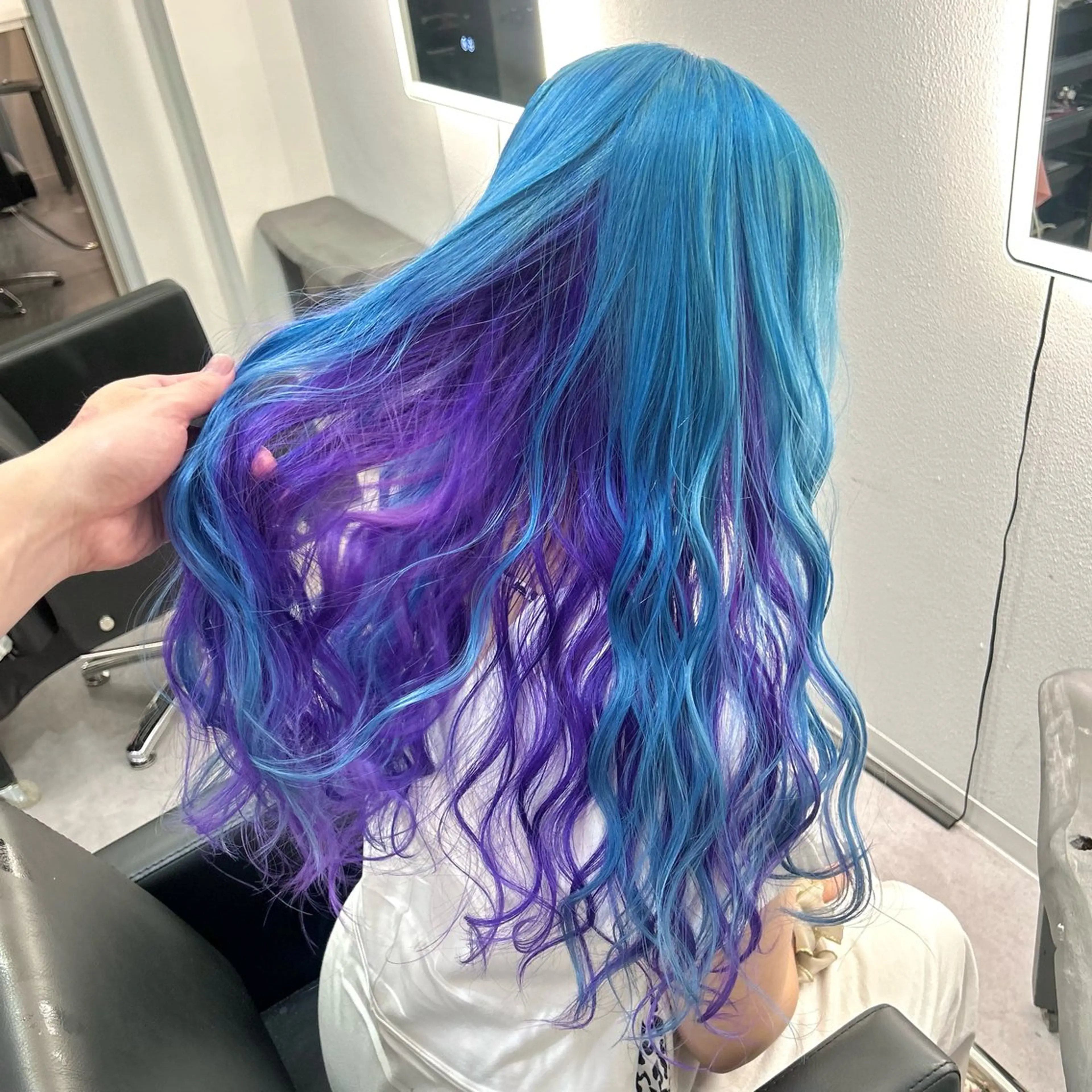 カラー ベージュカラー ブリーチ ダブルカラー グレージュ ハイトーンカラー 大阪ケアブリーチ/ ミルクティーベージュのヘアスタイル