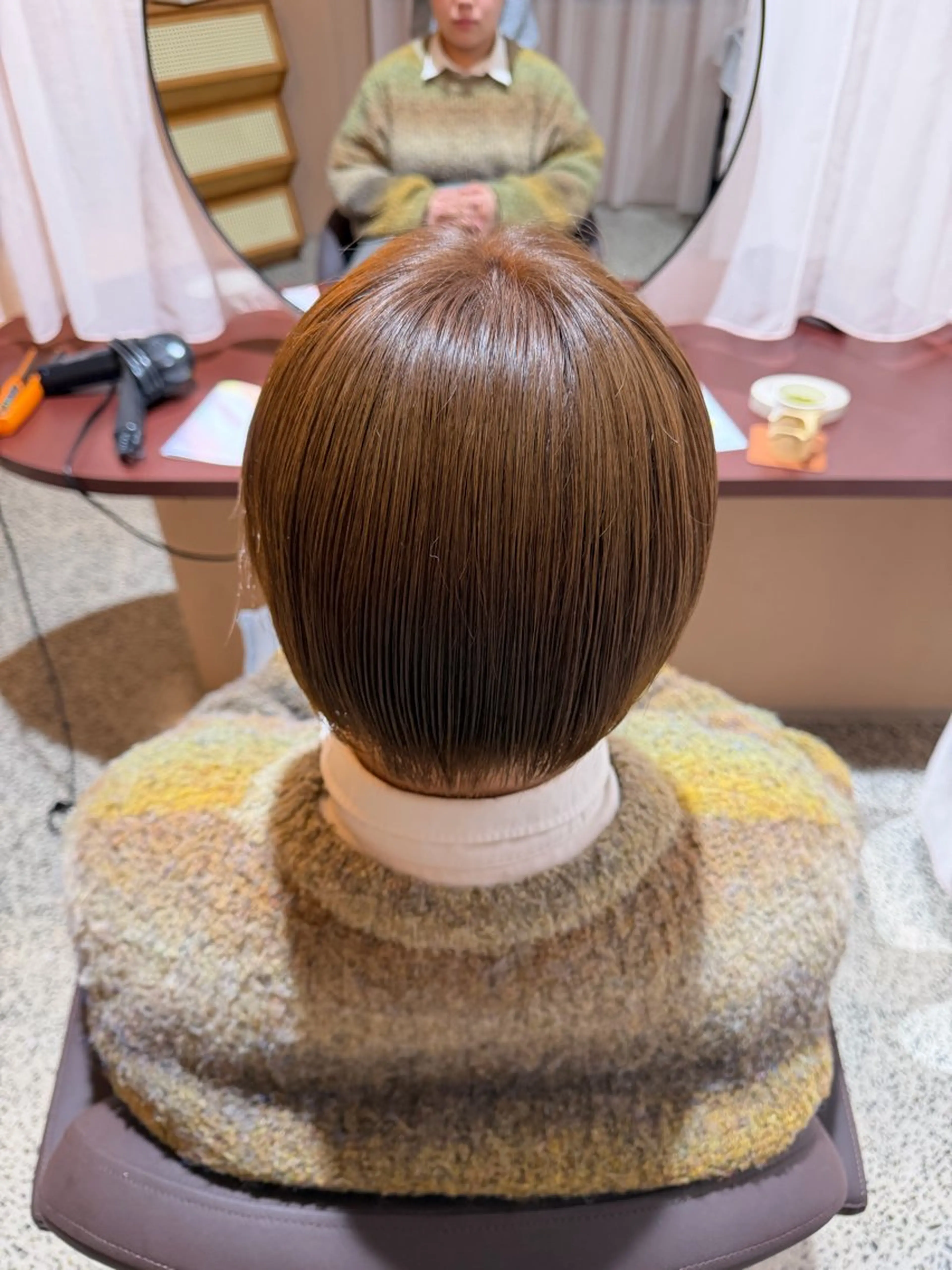 カラー YOKE 桃山台 SAKI♩ ܸのヘアスタイル