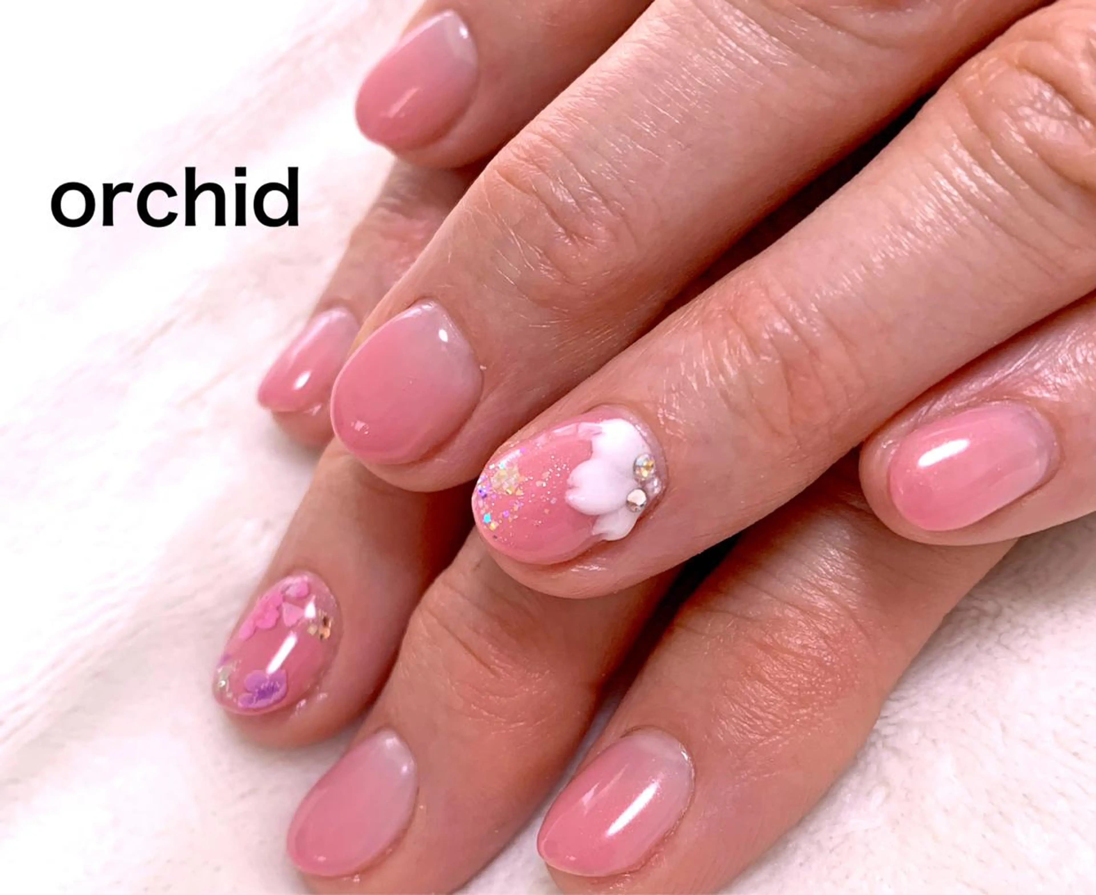 ネイル orchid ♡オーキッドのネイルデザイン