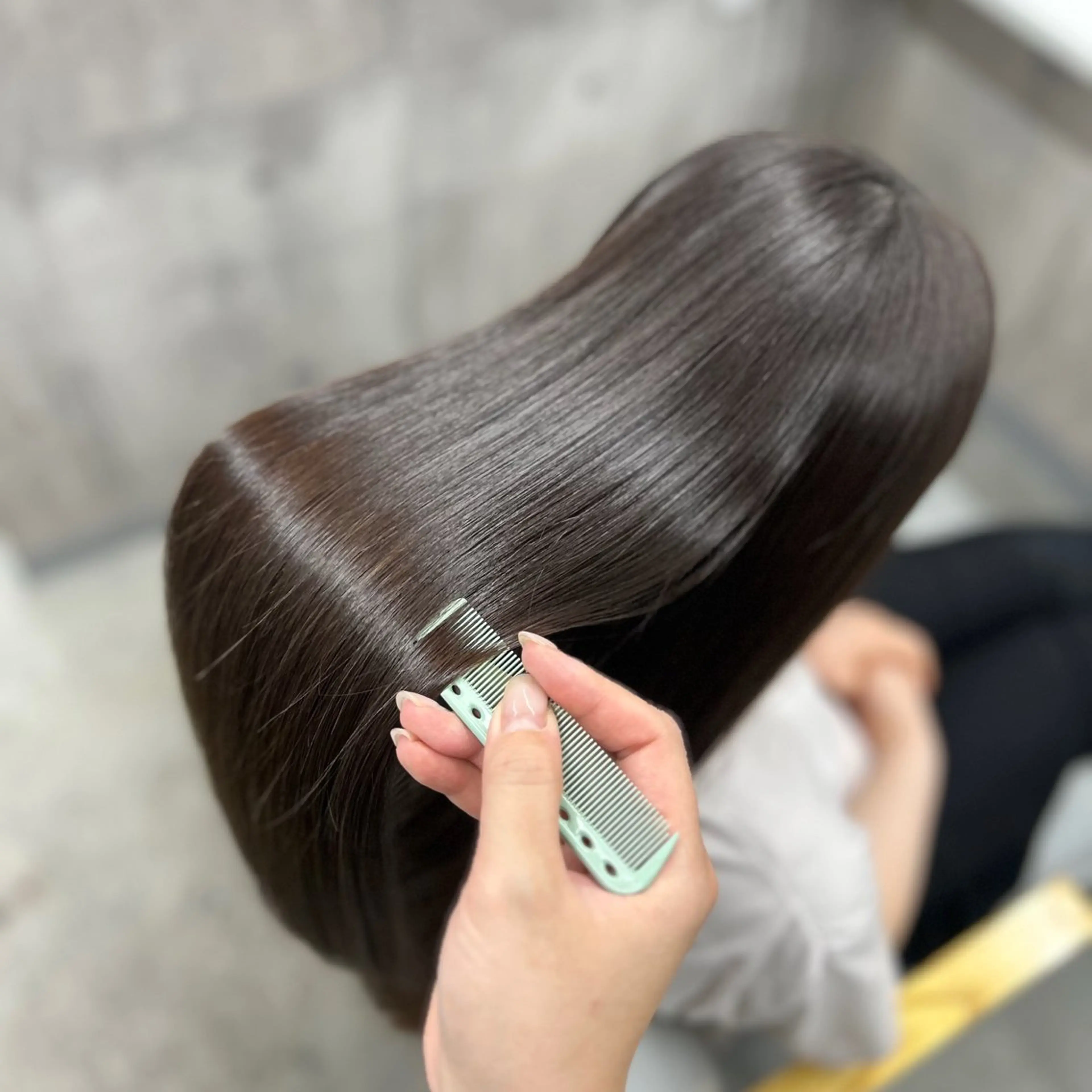 ロング カラー パーマ 髪質改善 縮毛矯正 トリートメント 三宮/髪質改善/縮毛 矯正🎀MISAKIのヘアスタイル