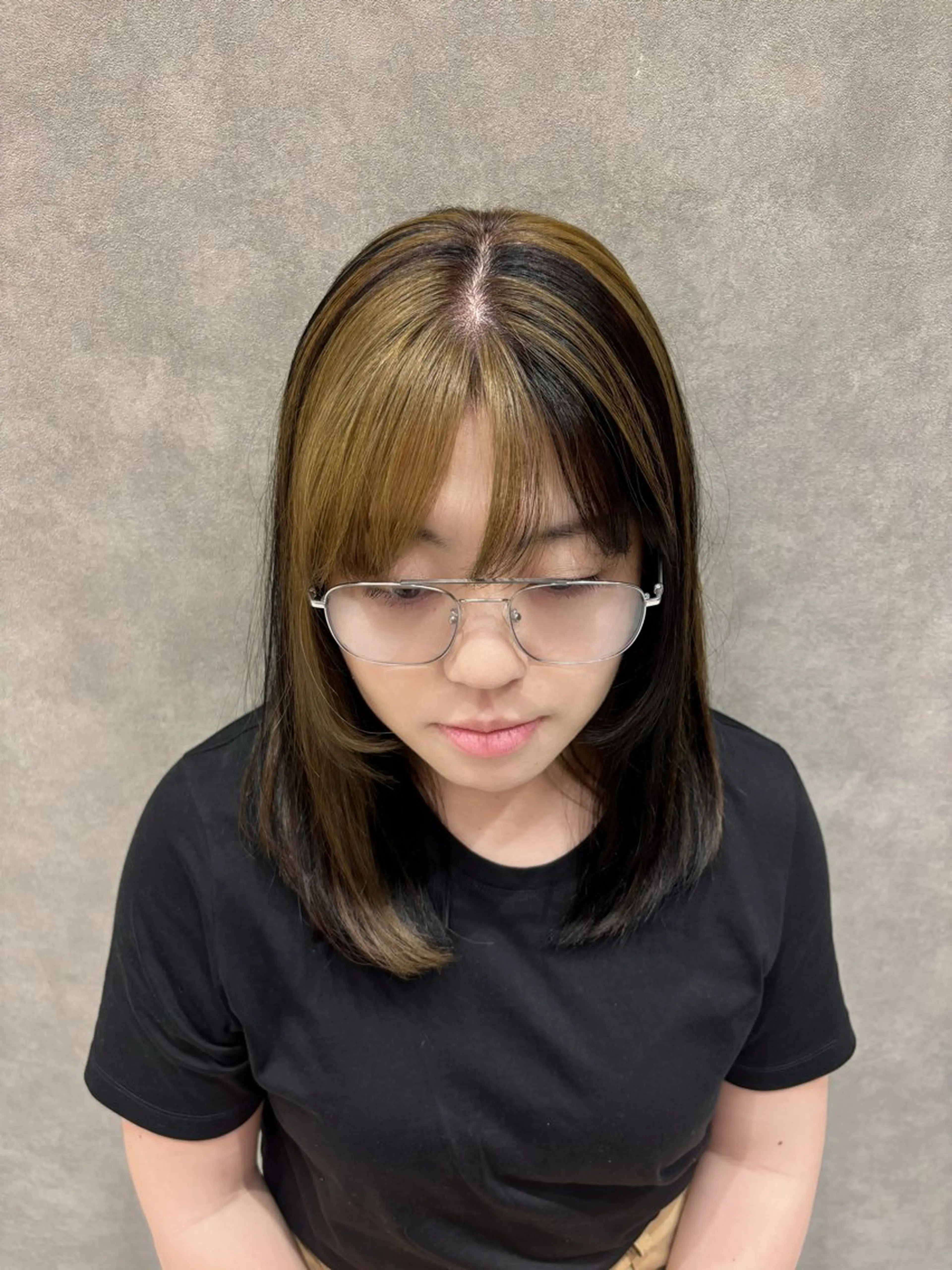 カラー 透明感カラー/艶髪 MOMOのヘアスタイル