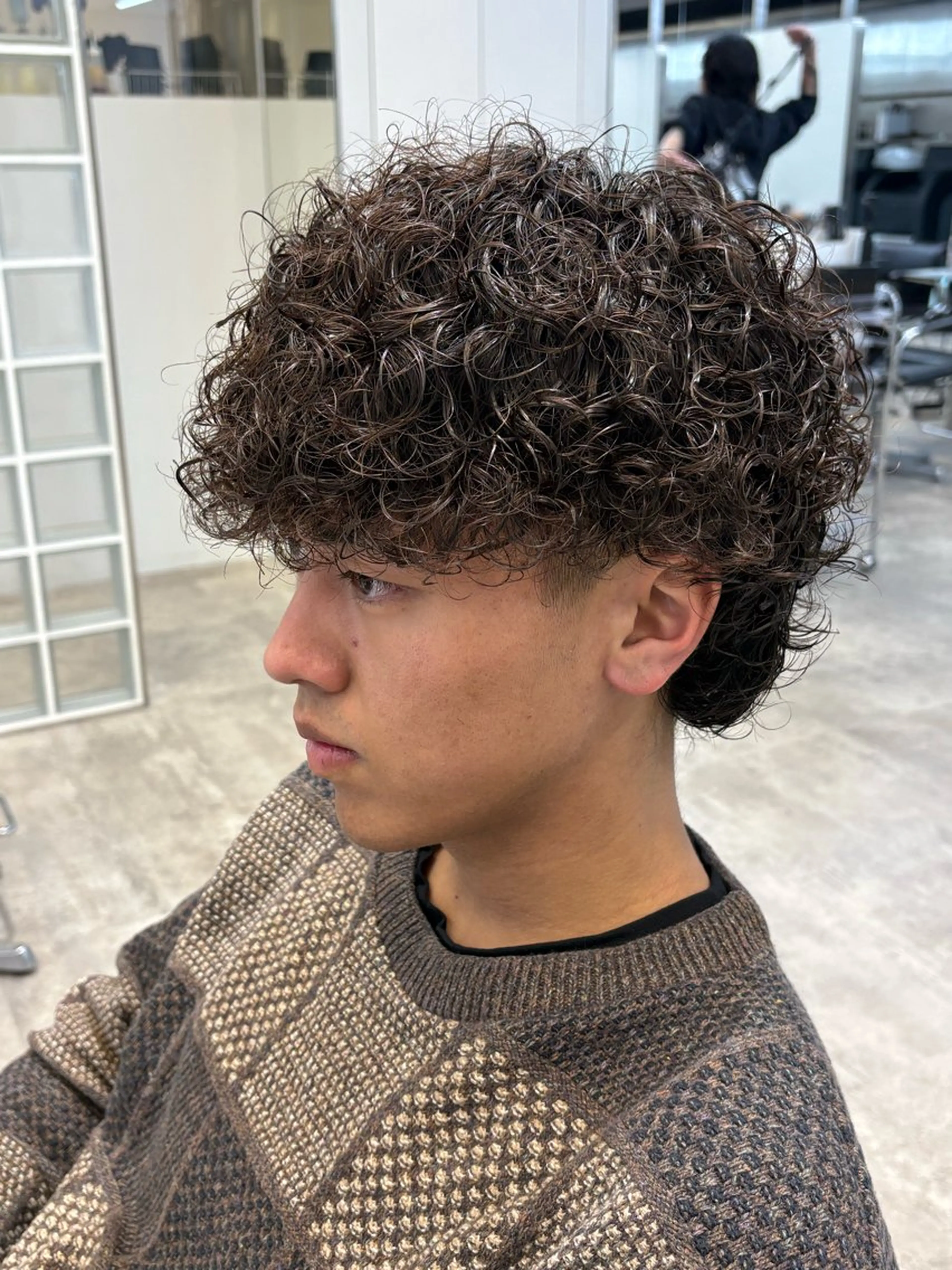 パーマ メンズ カット パーマ fifth 武正 琉生のヘアスタイル