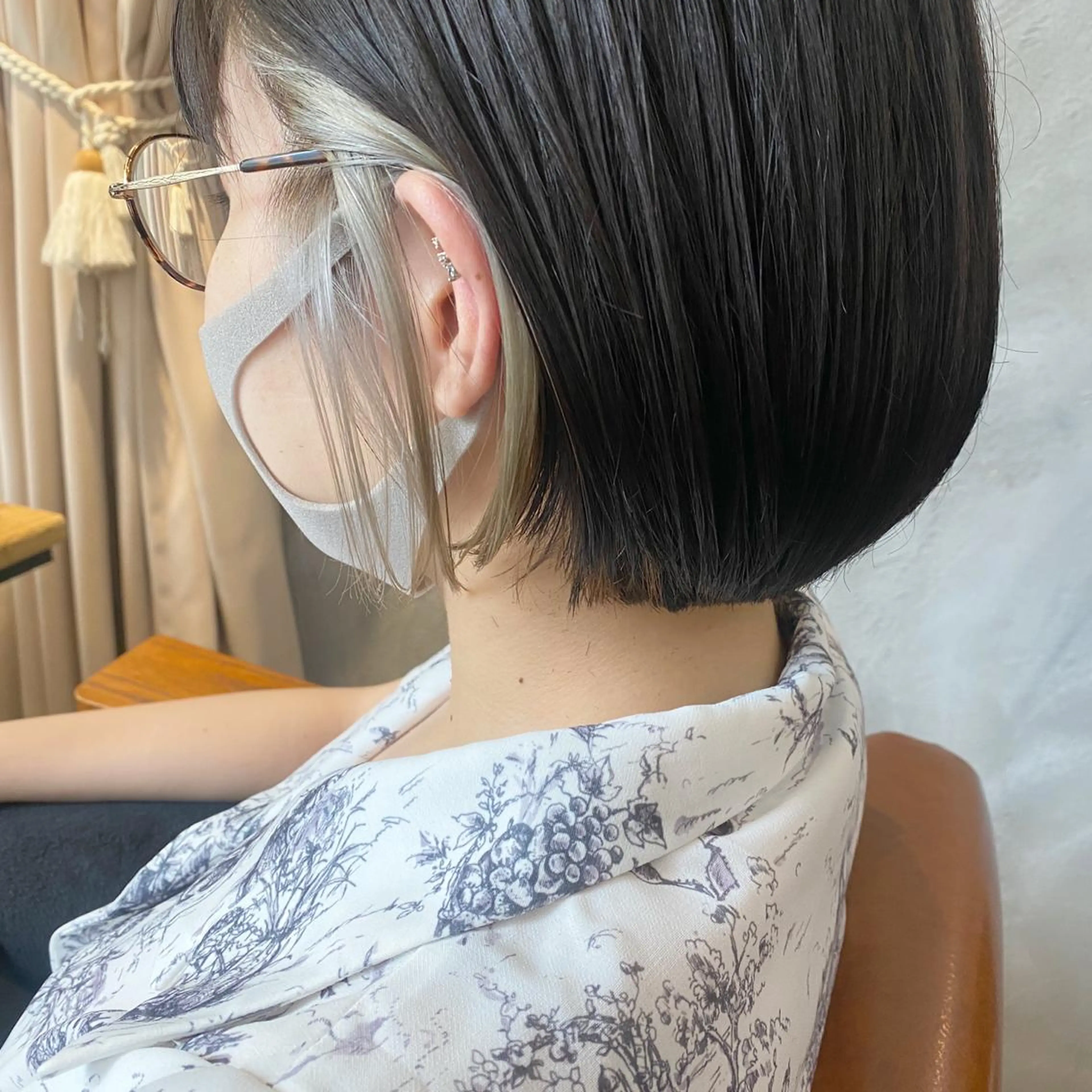 ショート ボブ インナーカラー🦔 🐾KEISUKEのヘアスタイル