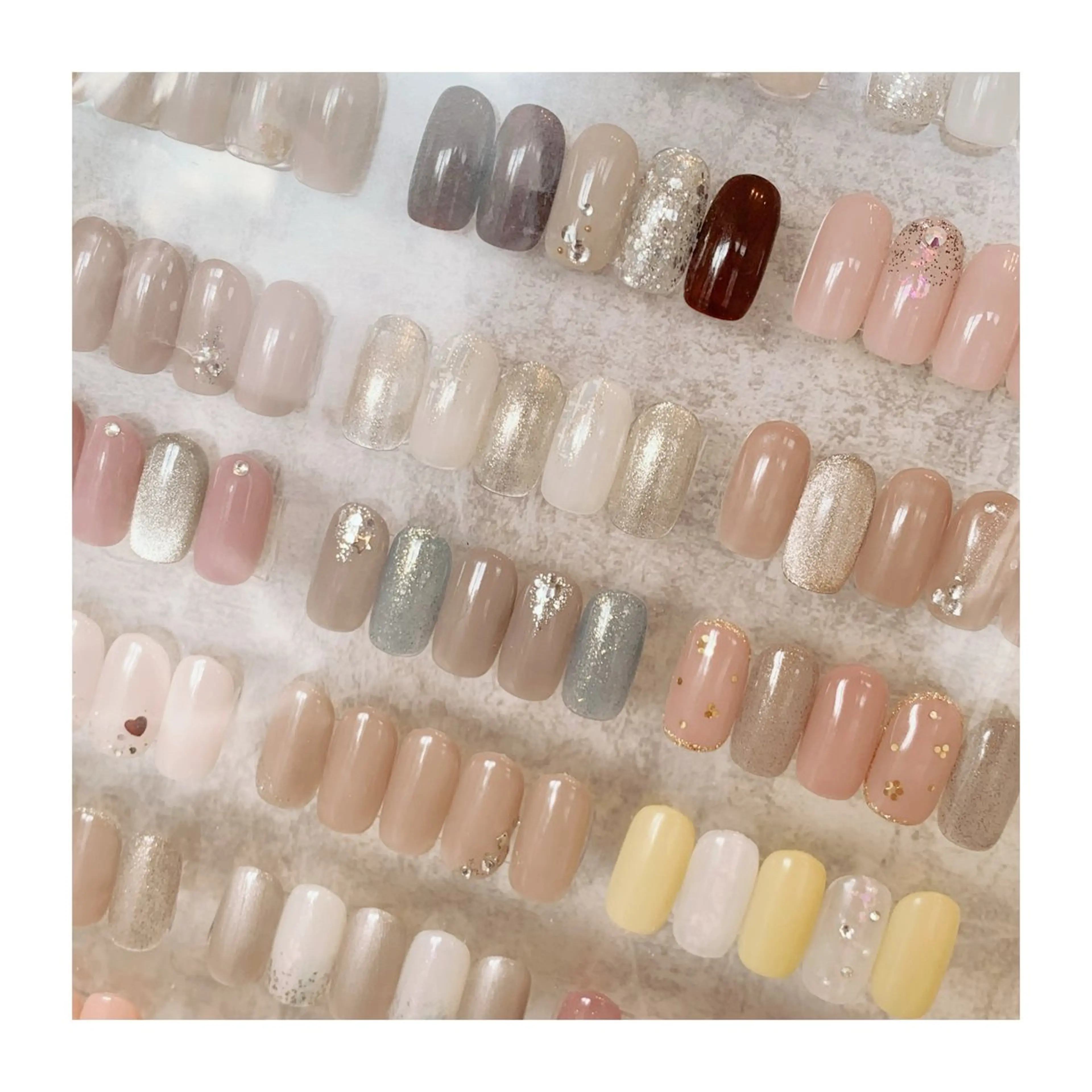 ネイル オフィスネイル シンプルネイル ハンドネイル Maulea Yukaのネイルデザイン