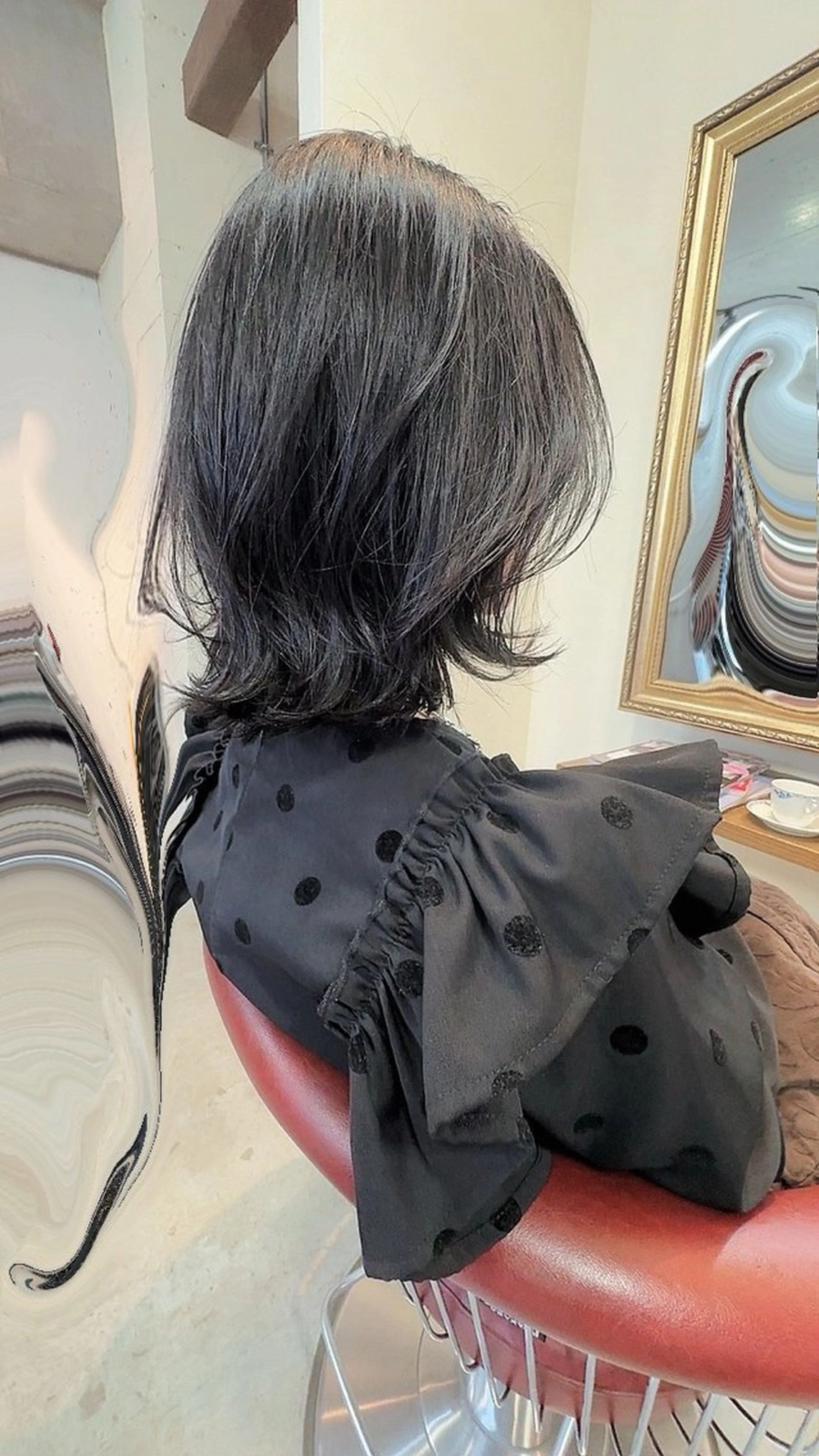 ミディアム カラー パーマ オーナースタイリスト 佐藤のヘアスタイル