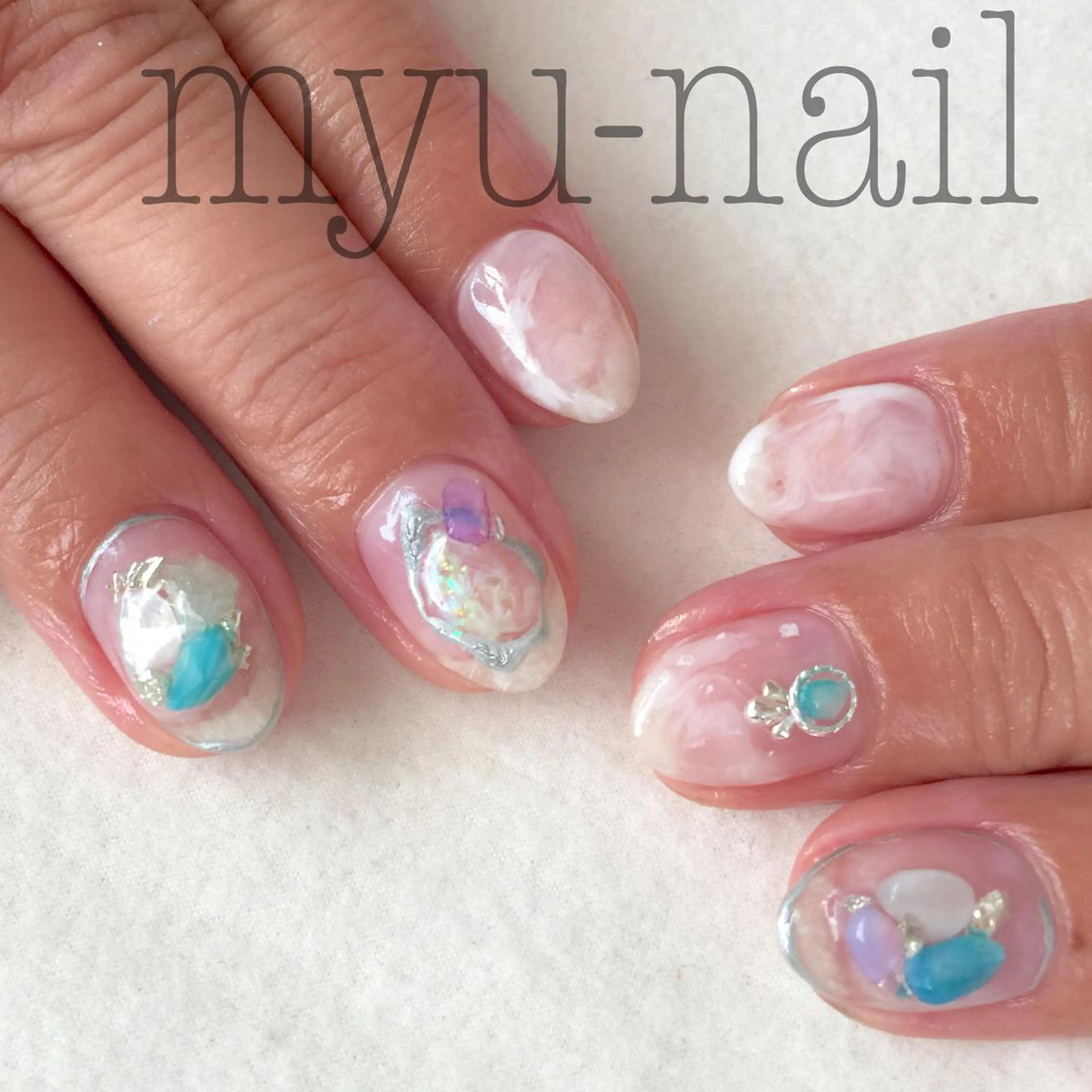 ネイル ハンドネイル ホームサロン myu-nailのネイルデザイン