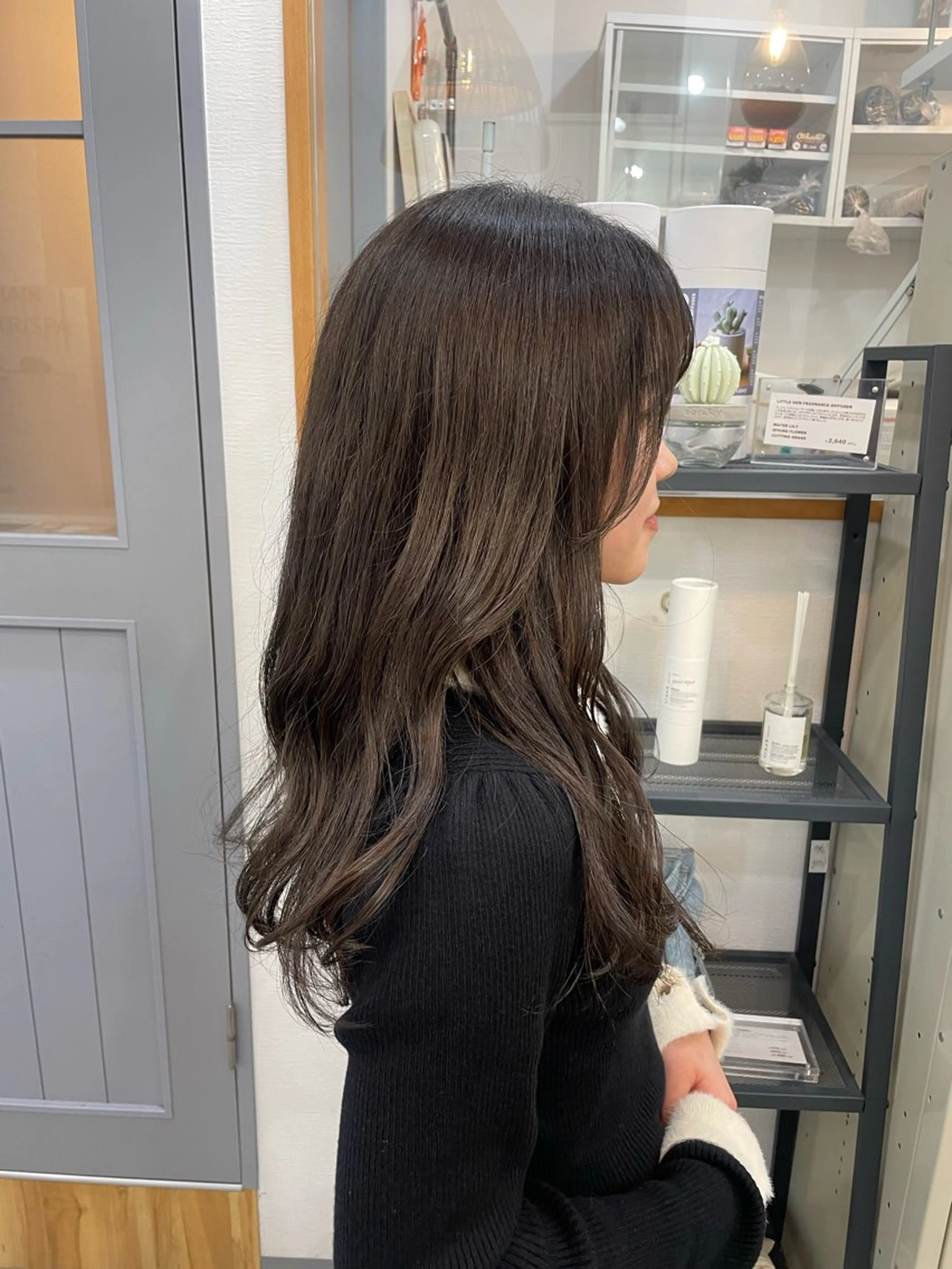 ロング カット ヘアカラー トリートメント SUNC/🤎 オオクマ　カナエ🤎のヘアスタイル