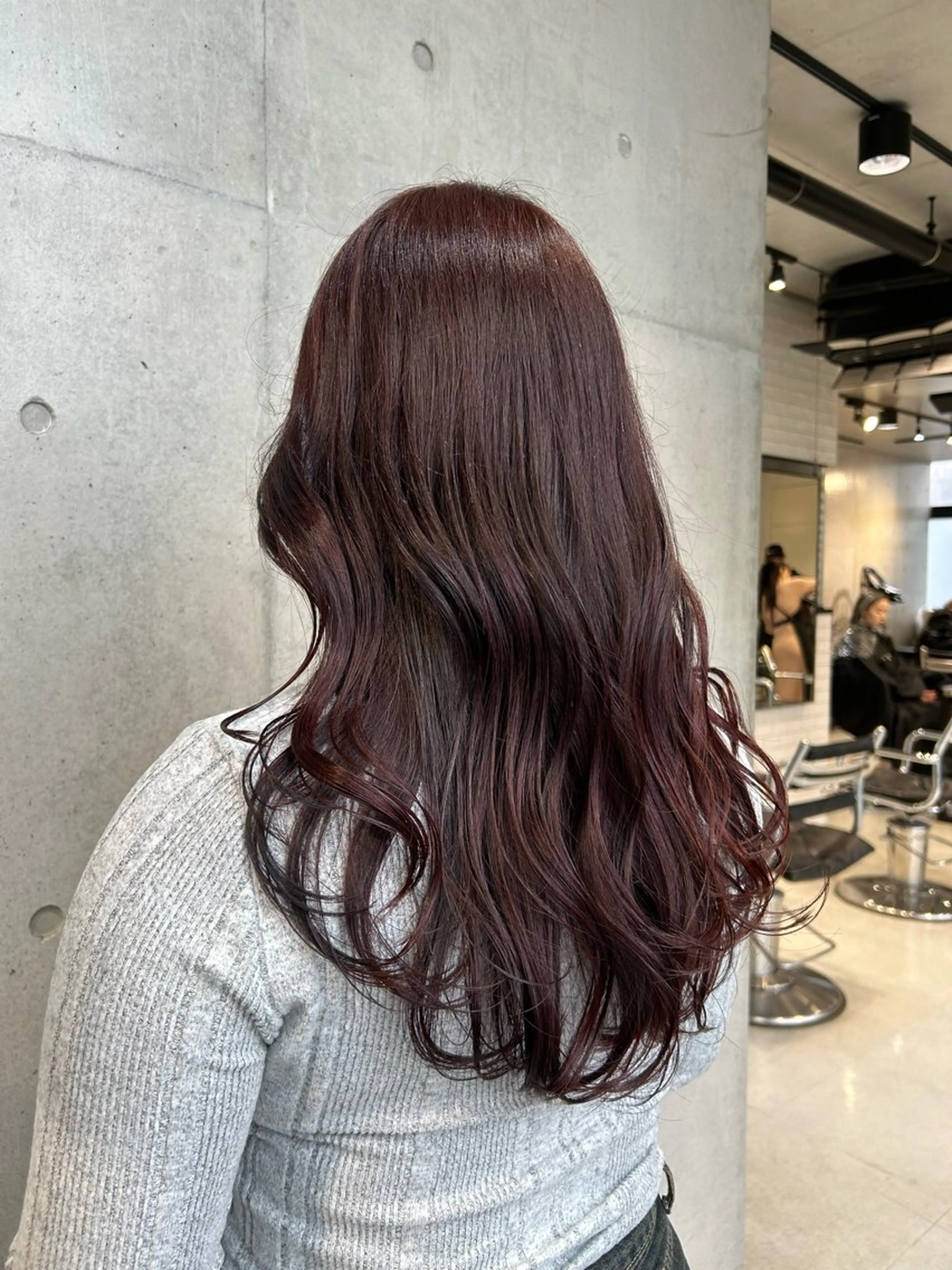 ロング カラー ヘアアレンジ カット ヘアカラー トリートメント ボブ艶モテカラー🫧 カリンのヘアスタイル