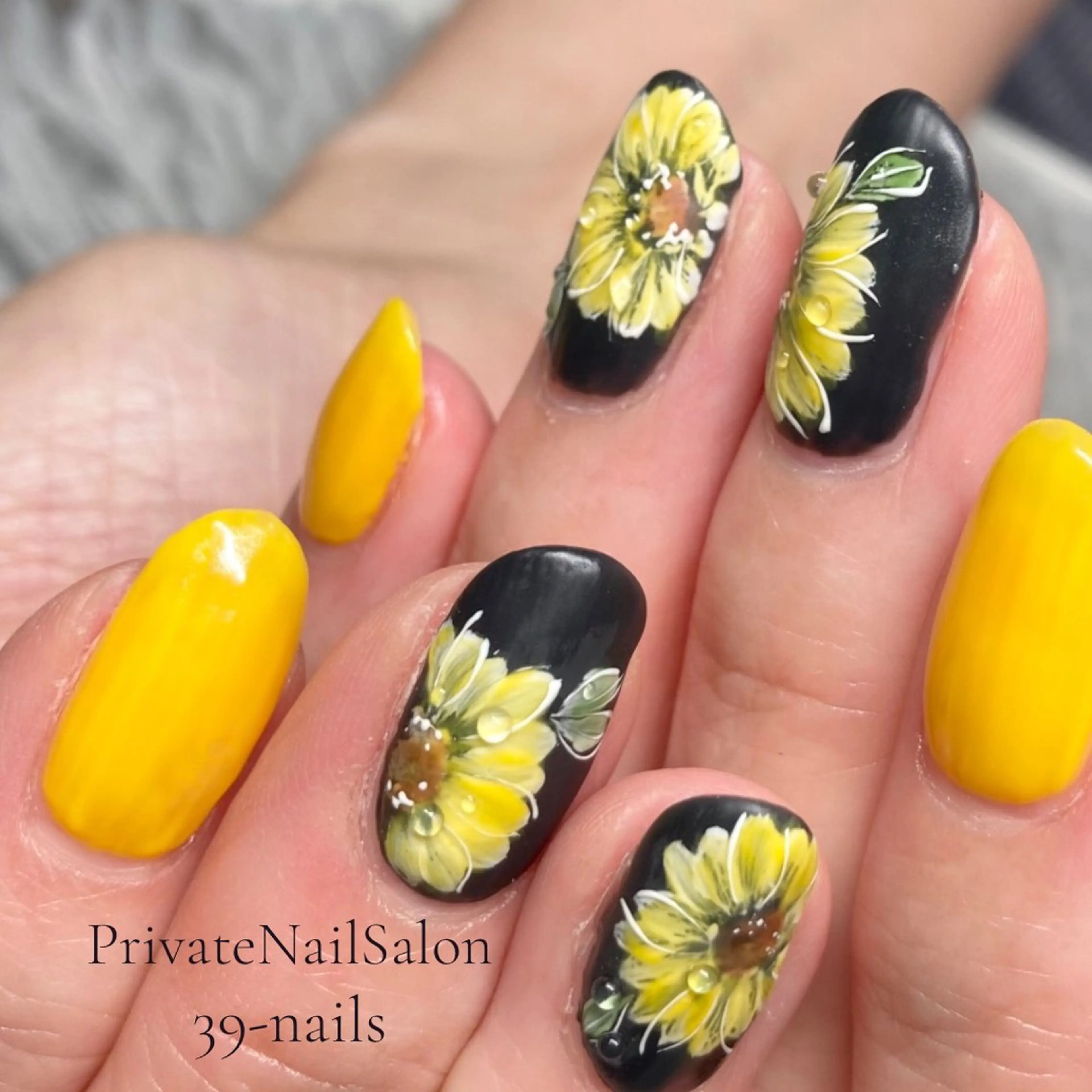 ネイル ジェルネイル 持ち込み ワンカラーネイル パラジェル 39-nails EharaMikuのネイルデザイン