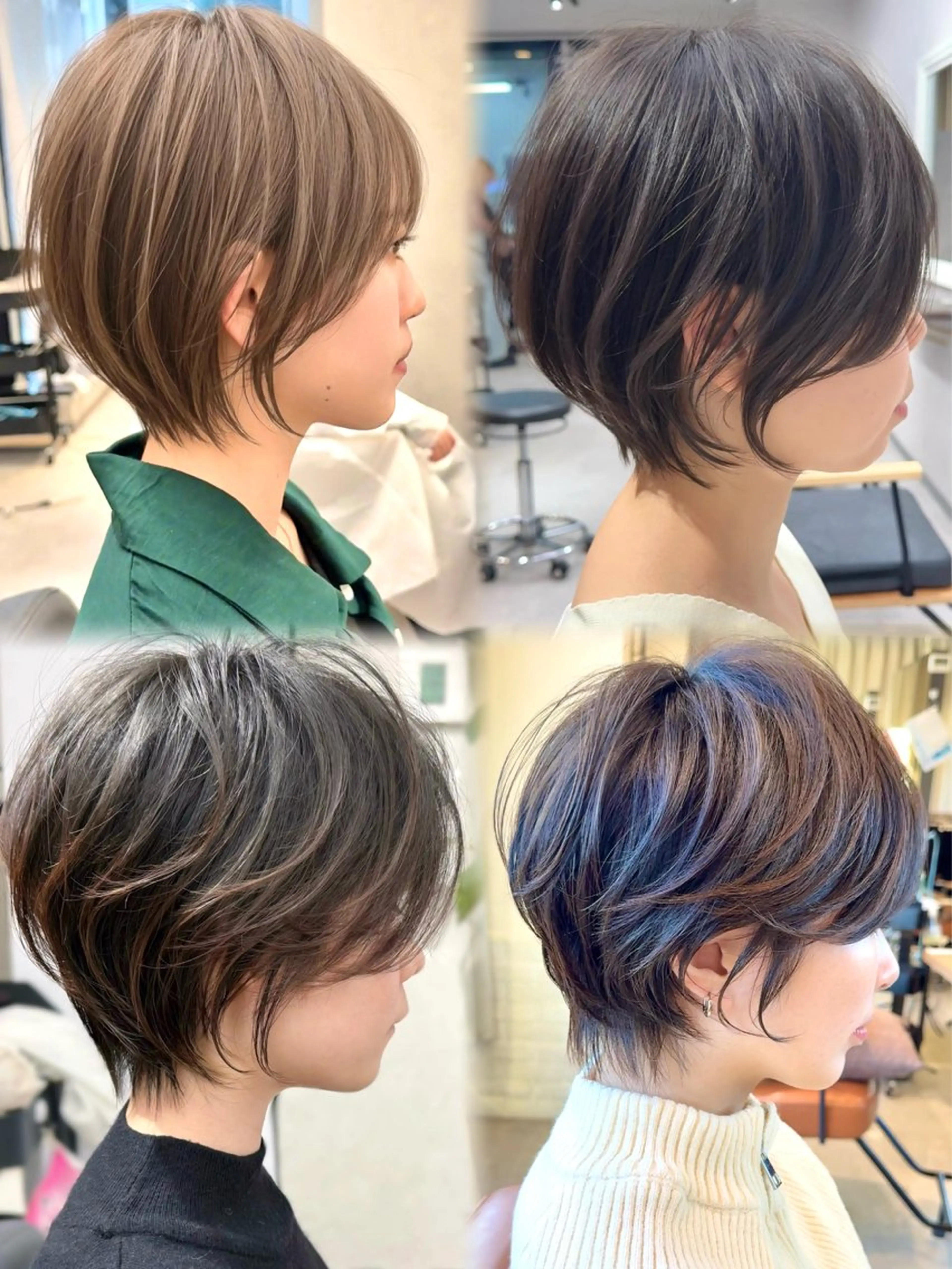 ショート カラー ⭐️銀座/ショート/ 艶カラー/りょうがのヘアスタイル