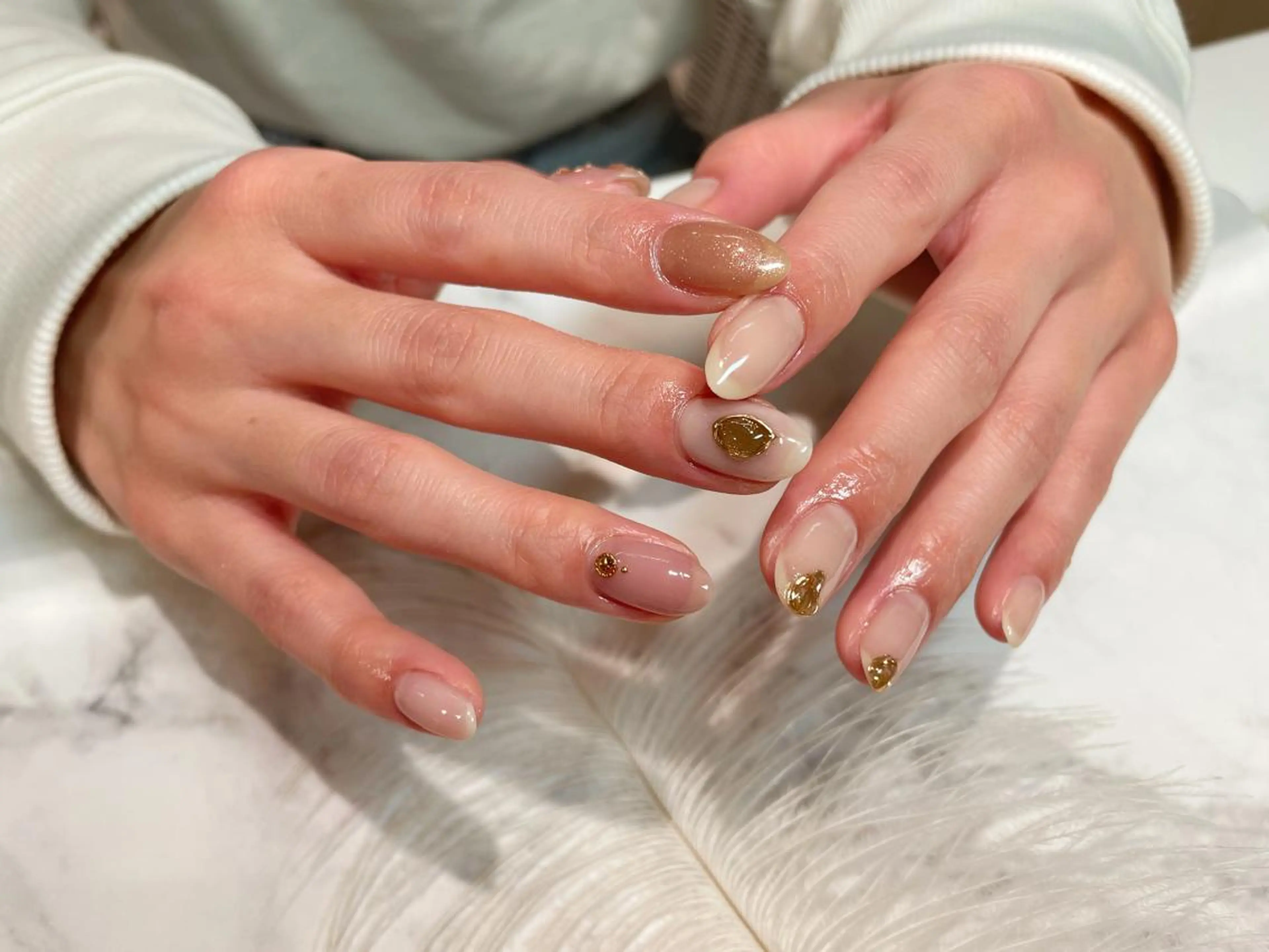 ネイル マグネットネイル ハンドネイル Aing nail所属・Aing nail 澤瀬のネイルデザイン