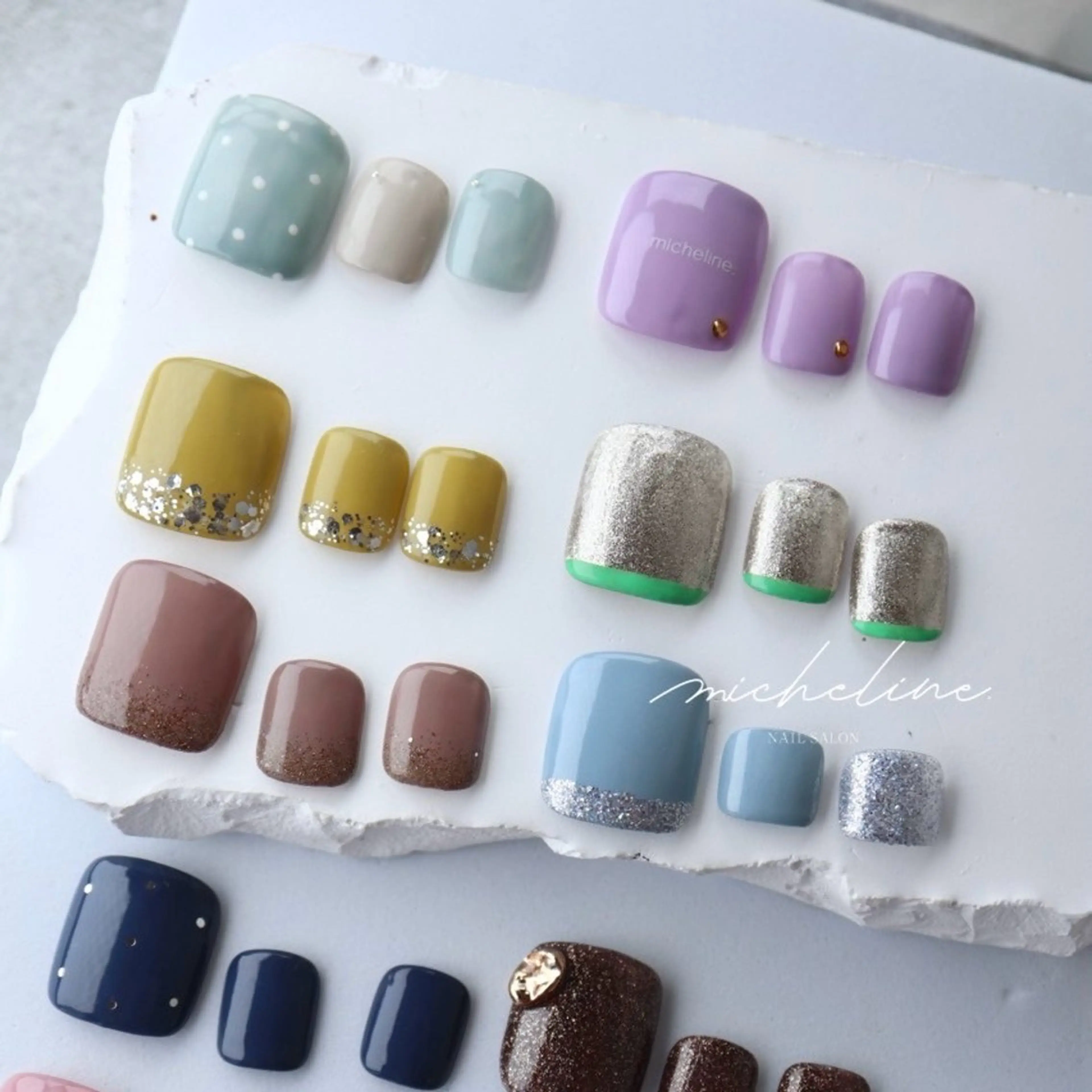 ネイル アートネイル フットネイル micheline. りさのネイルデザイン