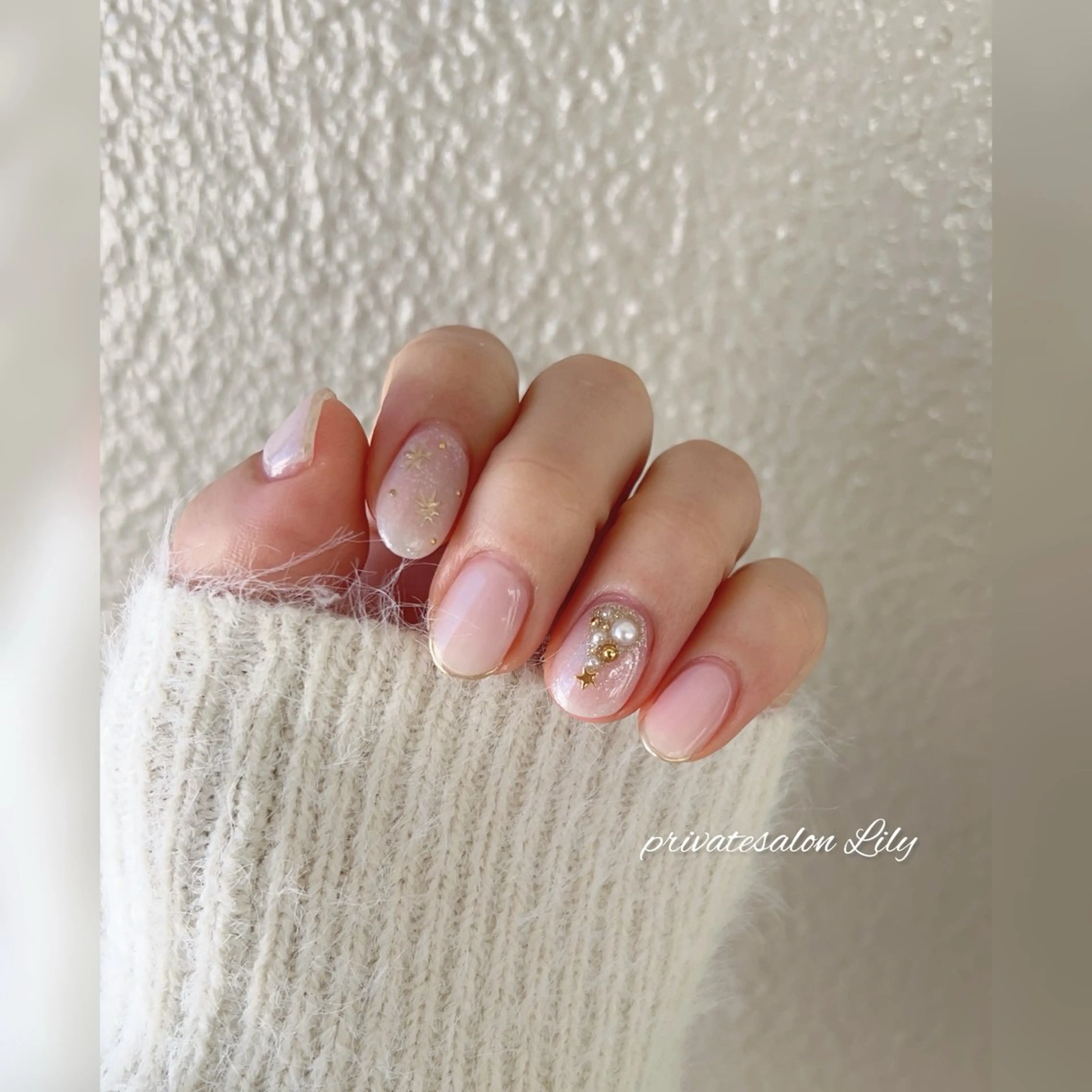 ネイル 冬ネイル クリスマス ハンドネイル salon Lilyのネイルデザイン