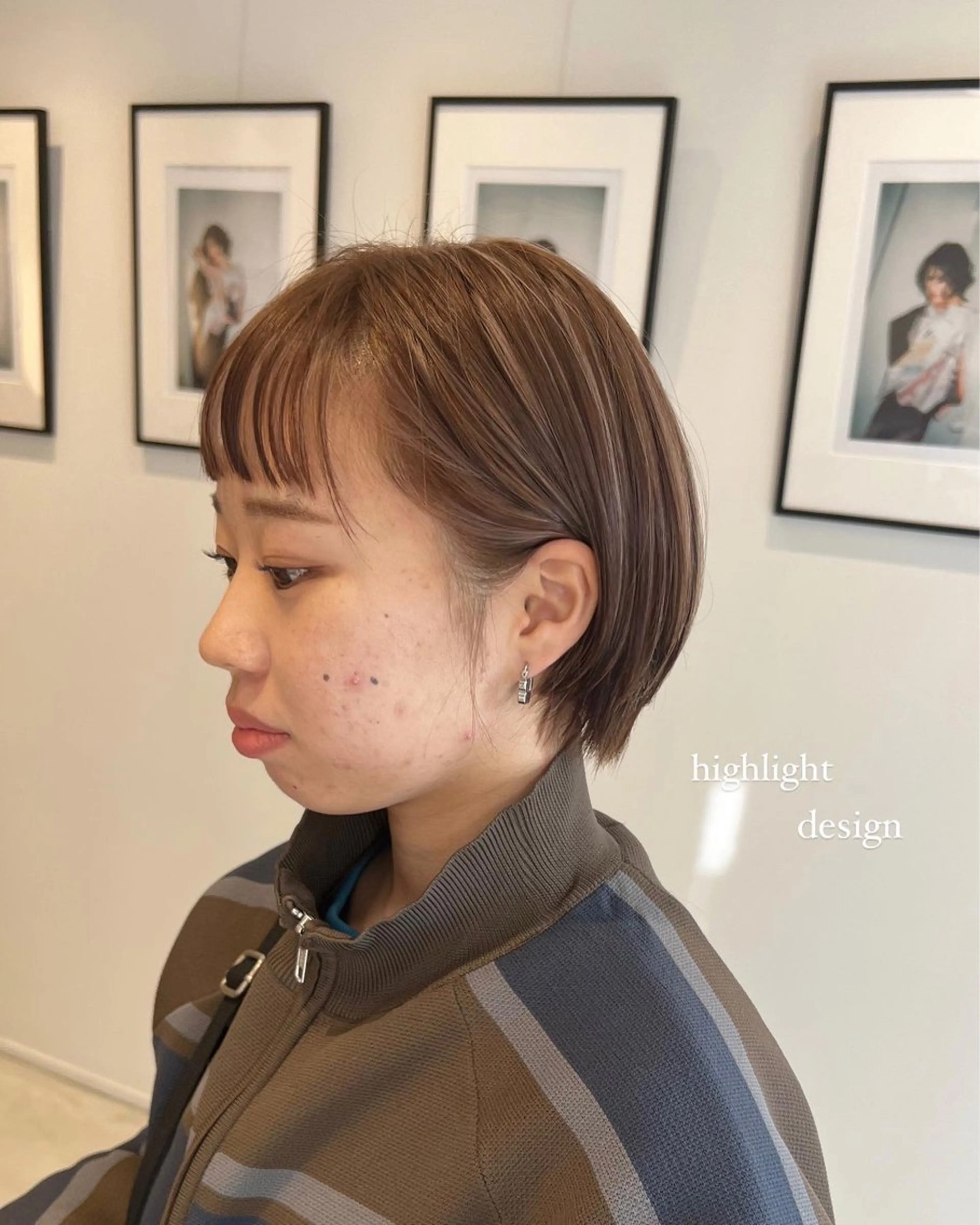 ショート ハイライト カット ヘアカラー トリートメント CYAN. 矢場町店所属・パーマ/名古屋パーマ / コデラ ナナホのヘアスタイル