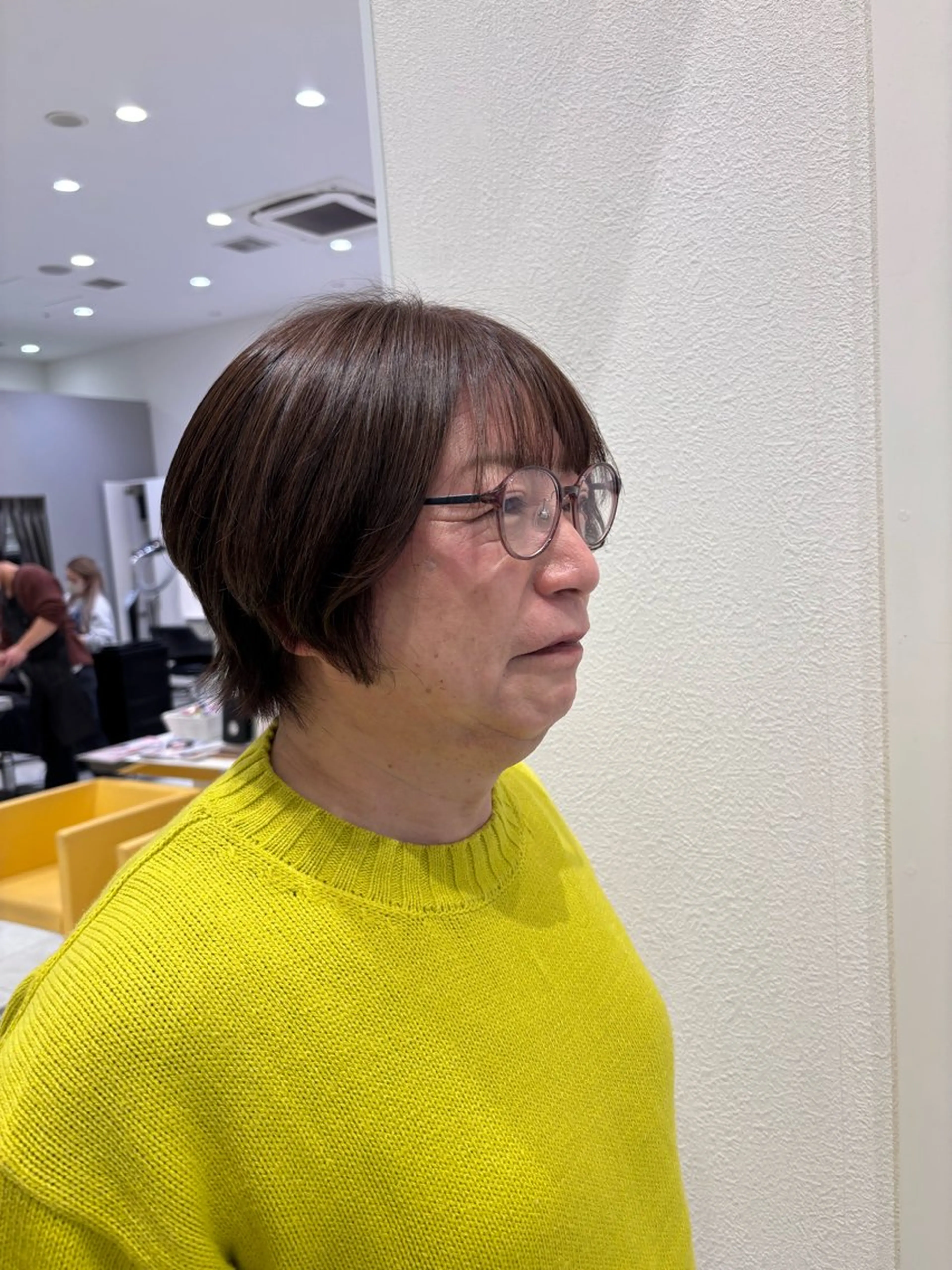 ショート カラー ブラウンカラー ウルフカット 🩶米澤 美月🩶のヘアスタイル