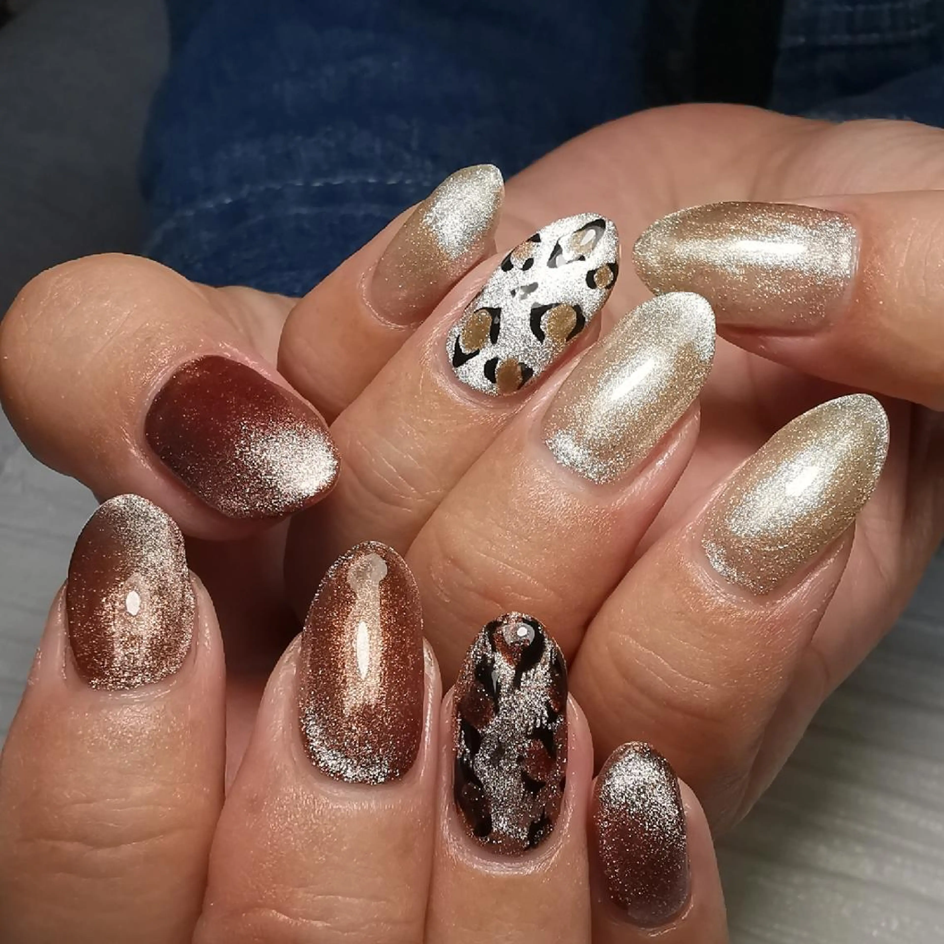 ネイル アニマル柄 ハンドネイル reve あやののネイルデザイン